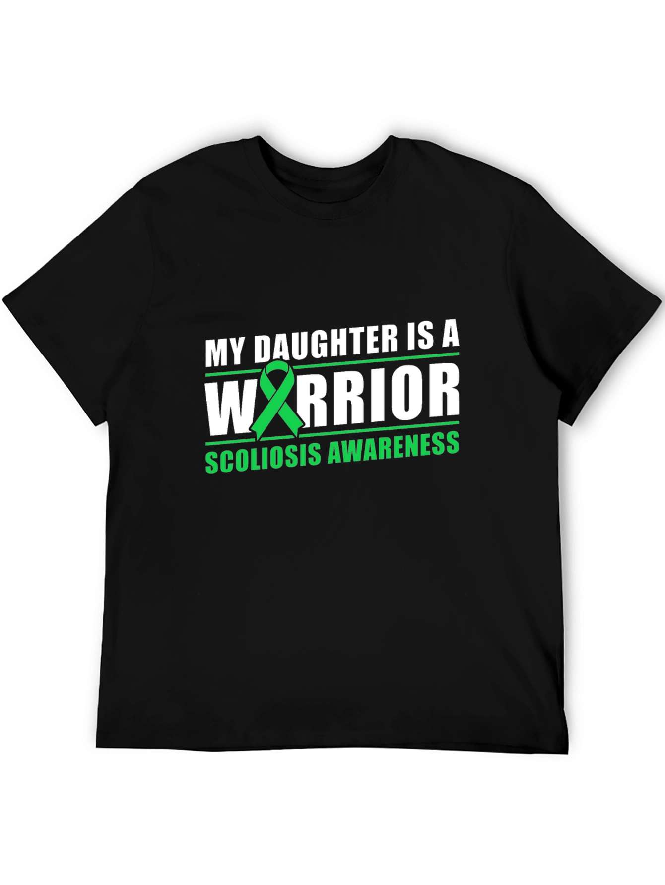 My Daughter is a Warrior Scoliosis Awareness T-Shirt