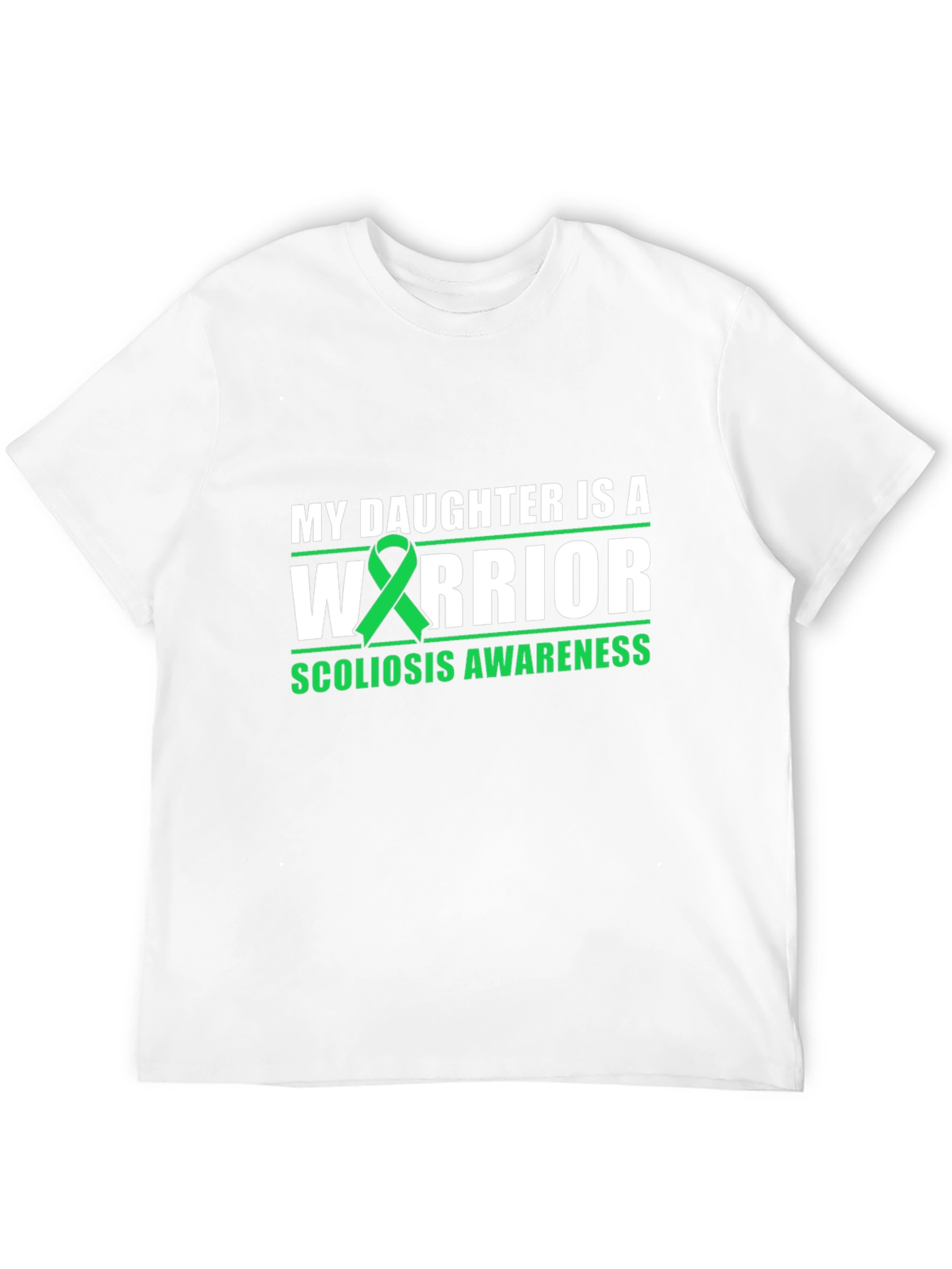 My Daughter is a Warrior Scoliosis Awareness T-Shirt