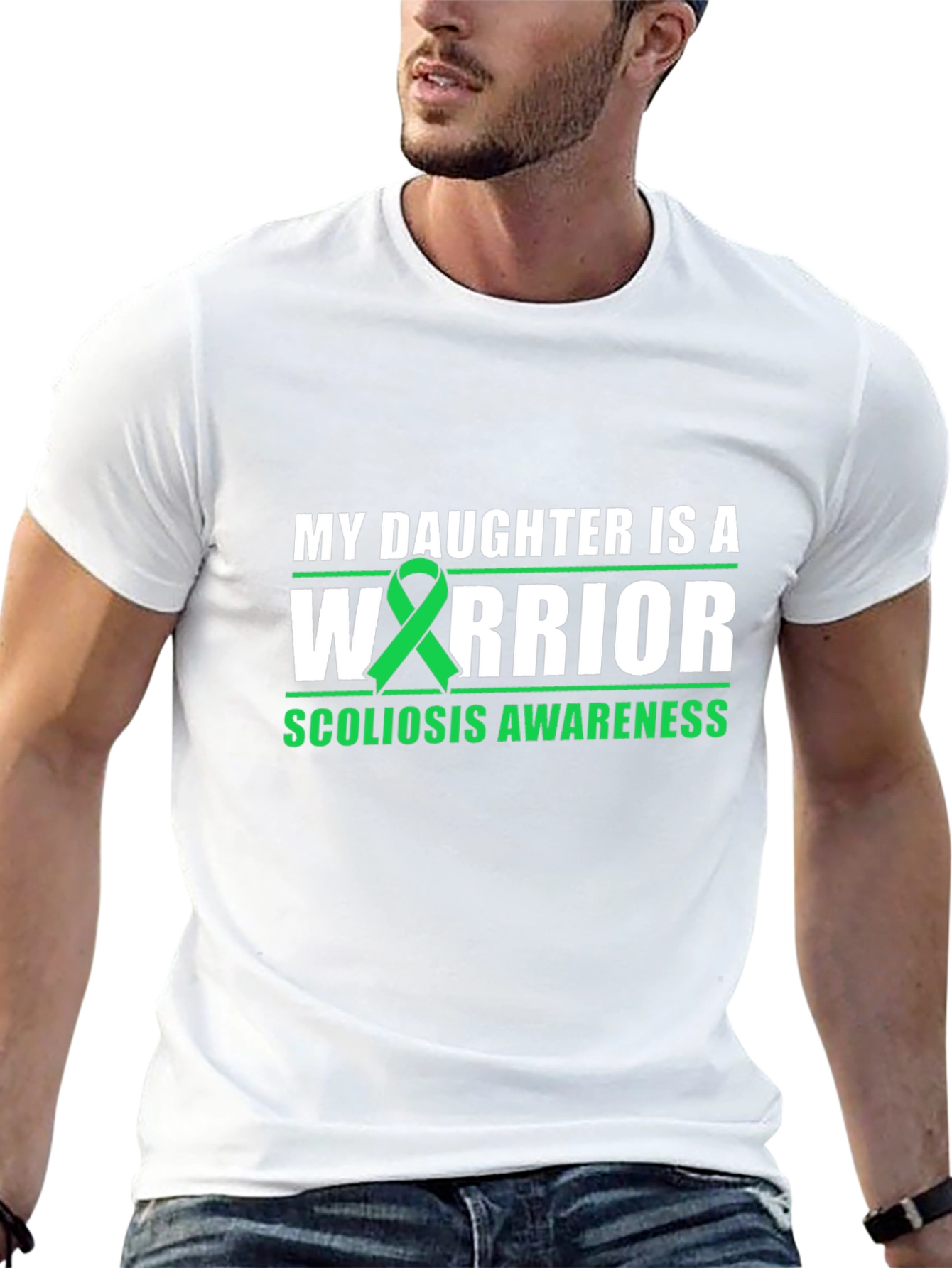 My Daughter is a Warrior Scoliosis Awareness T-Shirt