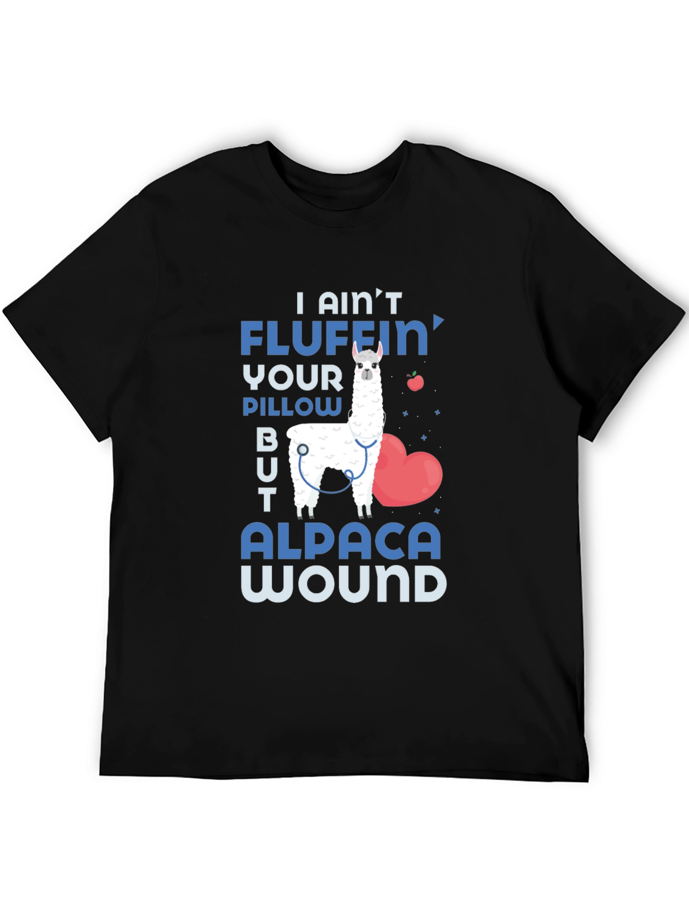 Alpaca Wound T-Shirt Funny Nurse Doctor Medical Tee