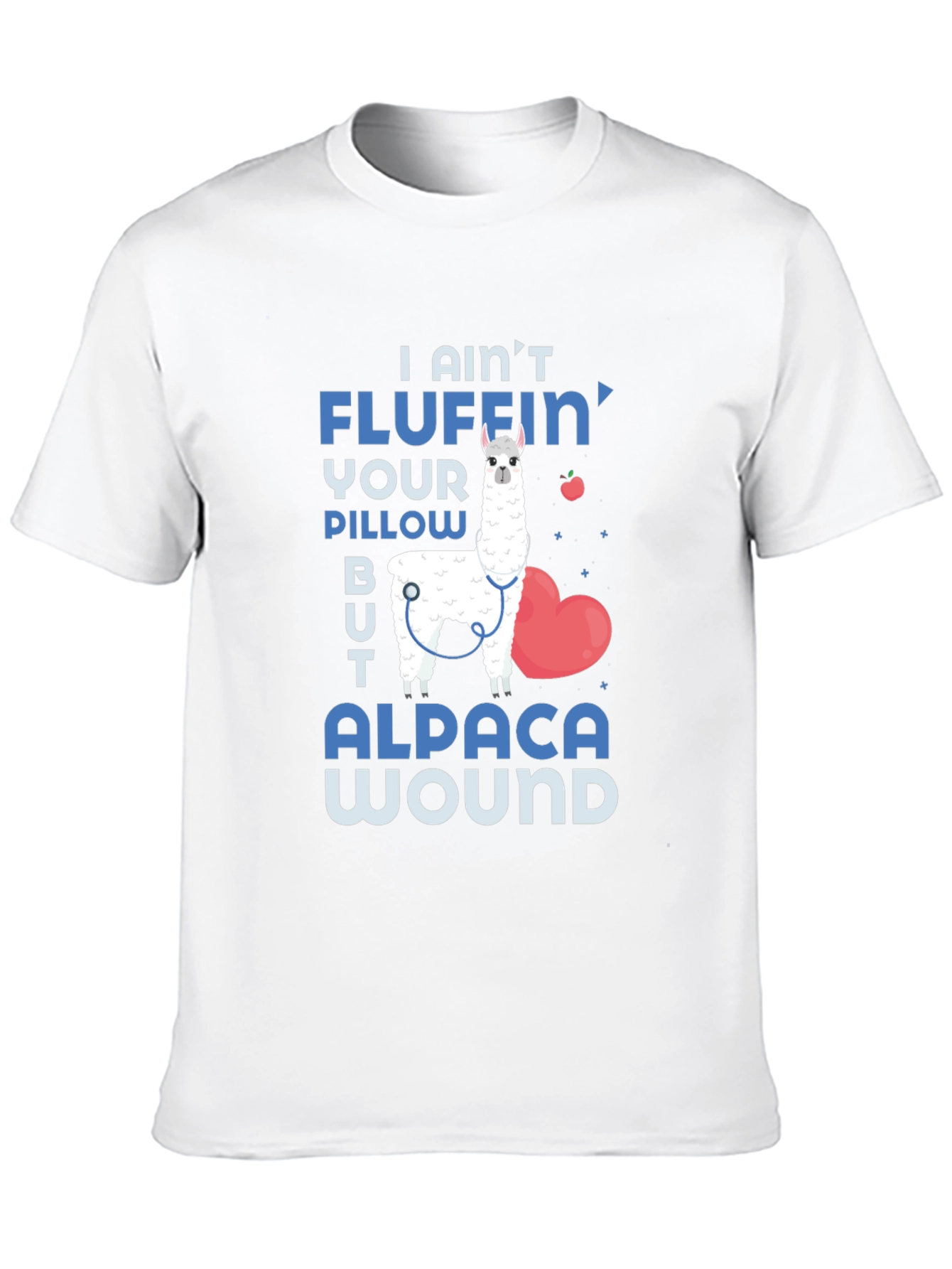 Alpaca Wound T-Shirt Funny Nurse Doctor Medical Tee