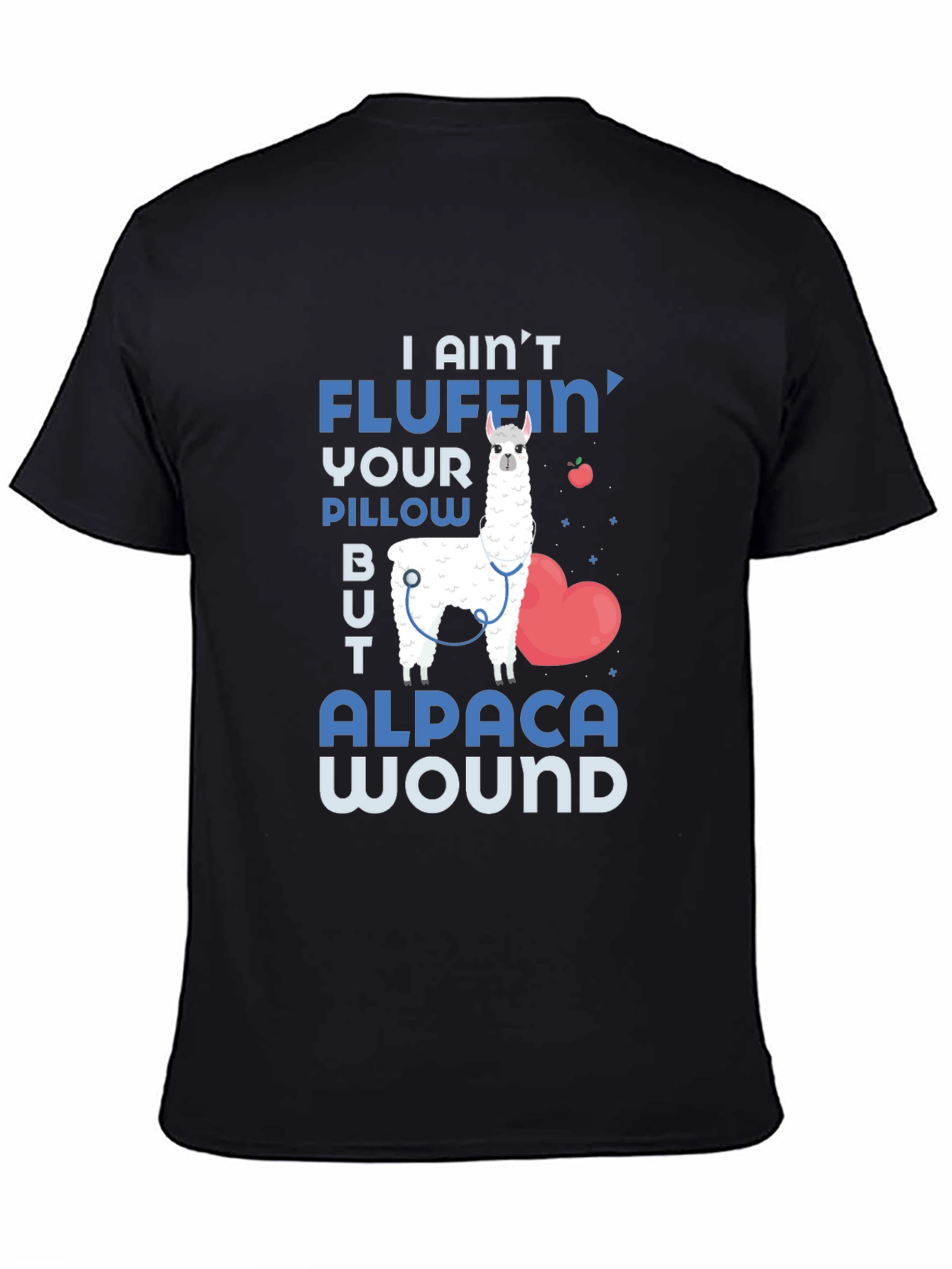 Alpaca Wound T-Shirt Funny Nurse Doctor Medical Tee