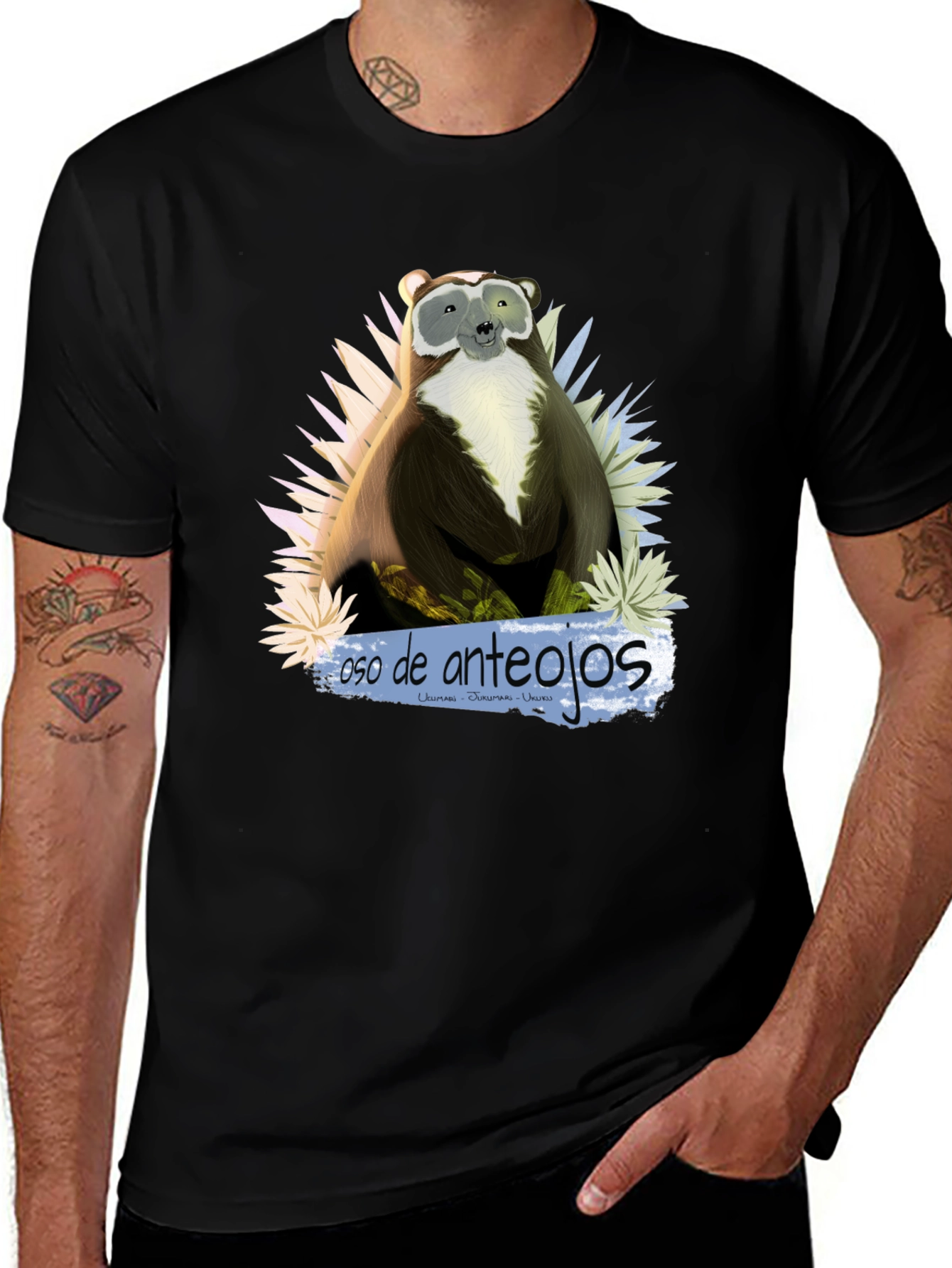 Spectacled Bear Graphic Tee - Oso de Anteojos T-Shirt