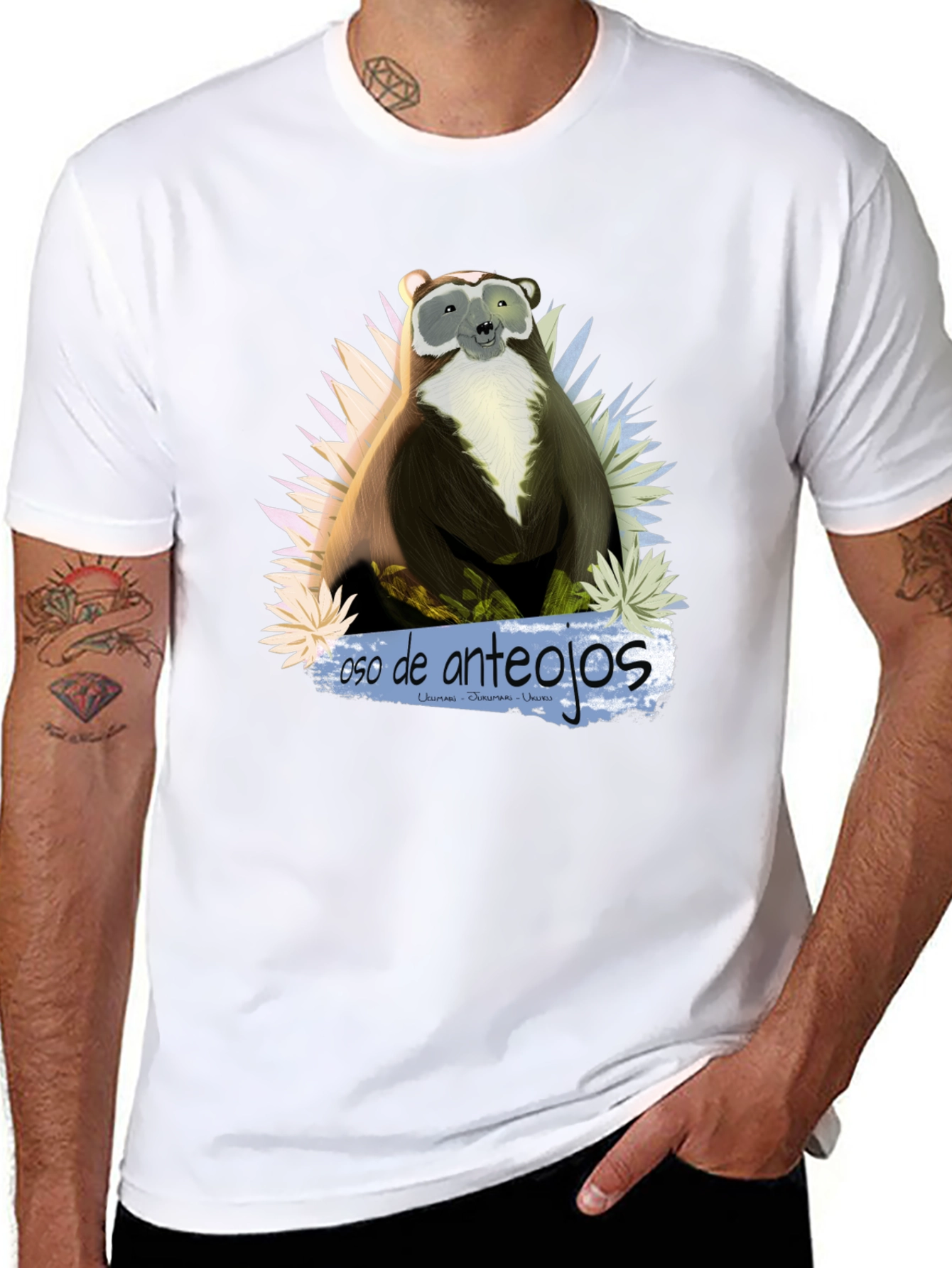 Spectacled Bear Graphic Tee - Oso de Anteojos T-Shirt