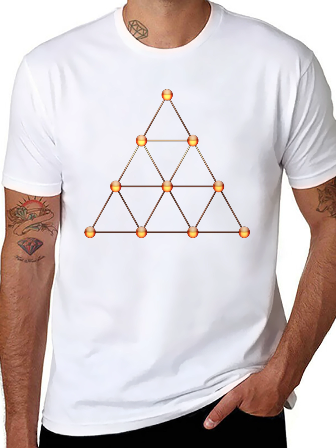 Triangle Dot Connect T-Shirt