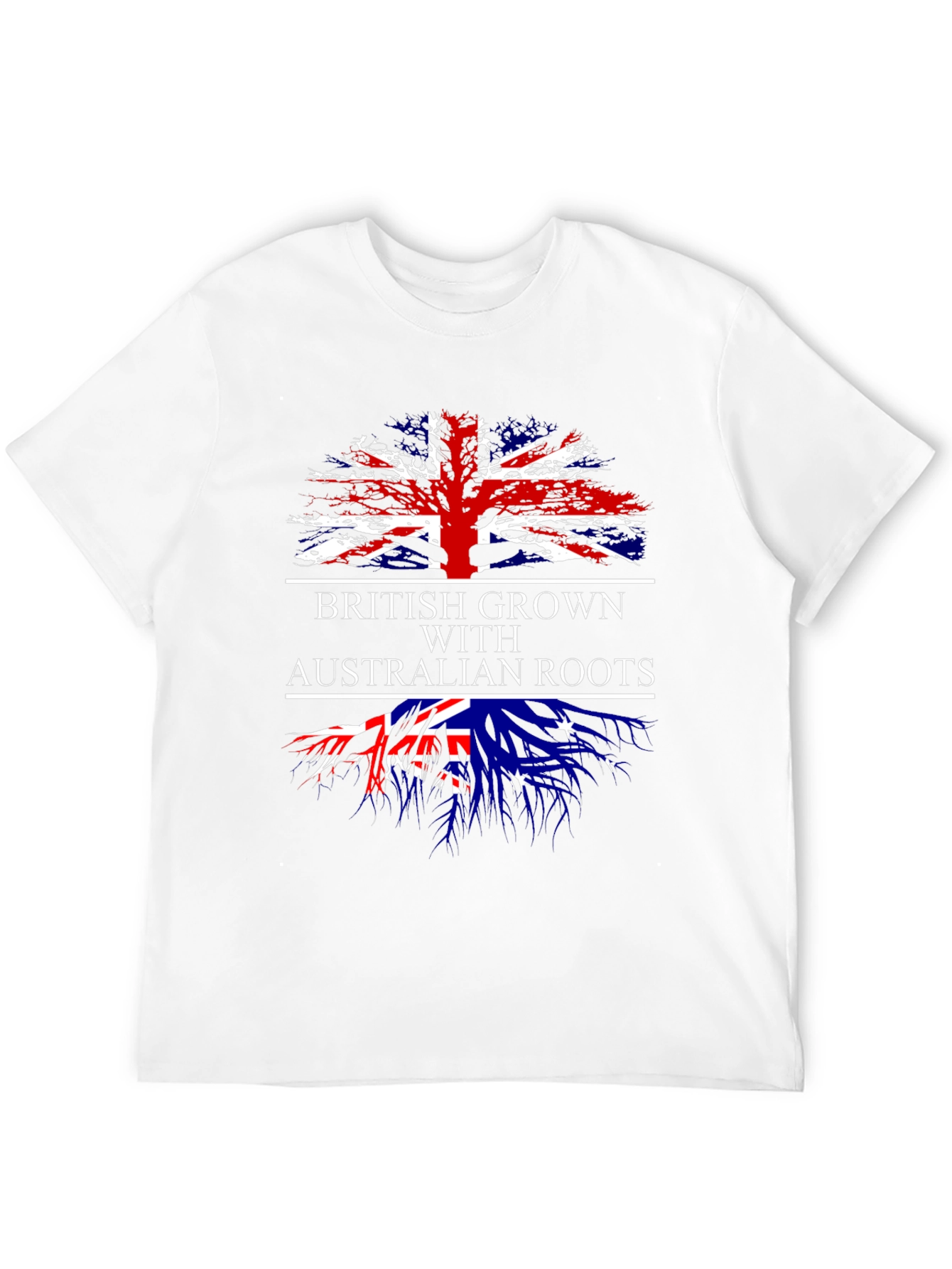 British Grown with Australian Roots T-Shirt