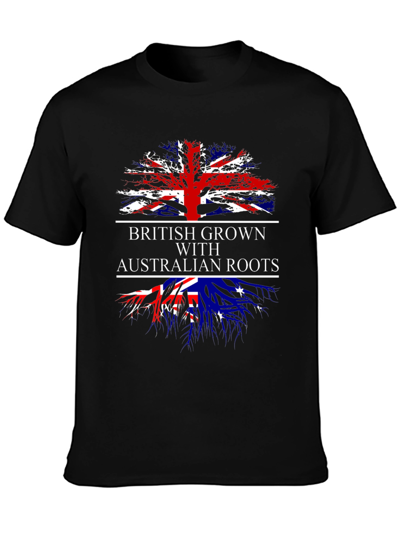 British Grown with Australian Roots T-Shirt