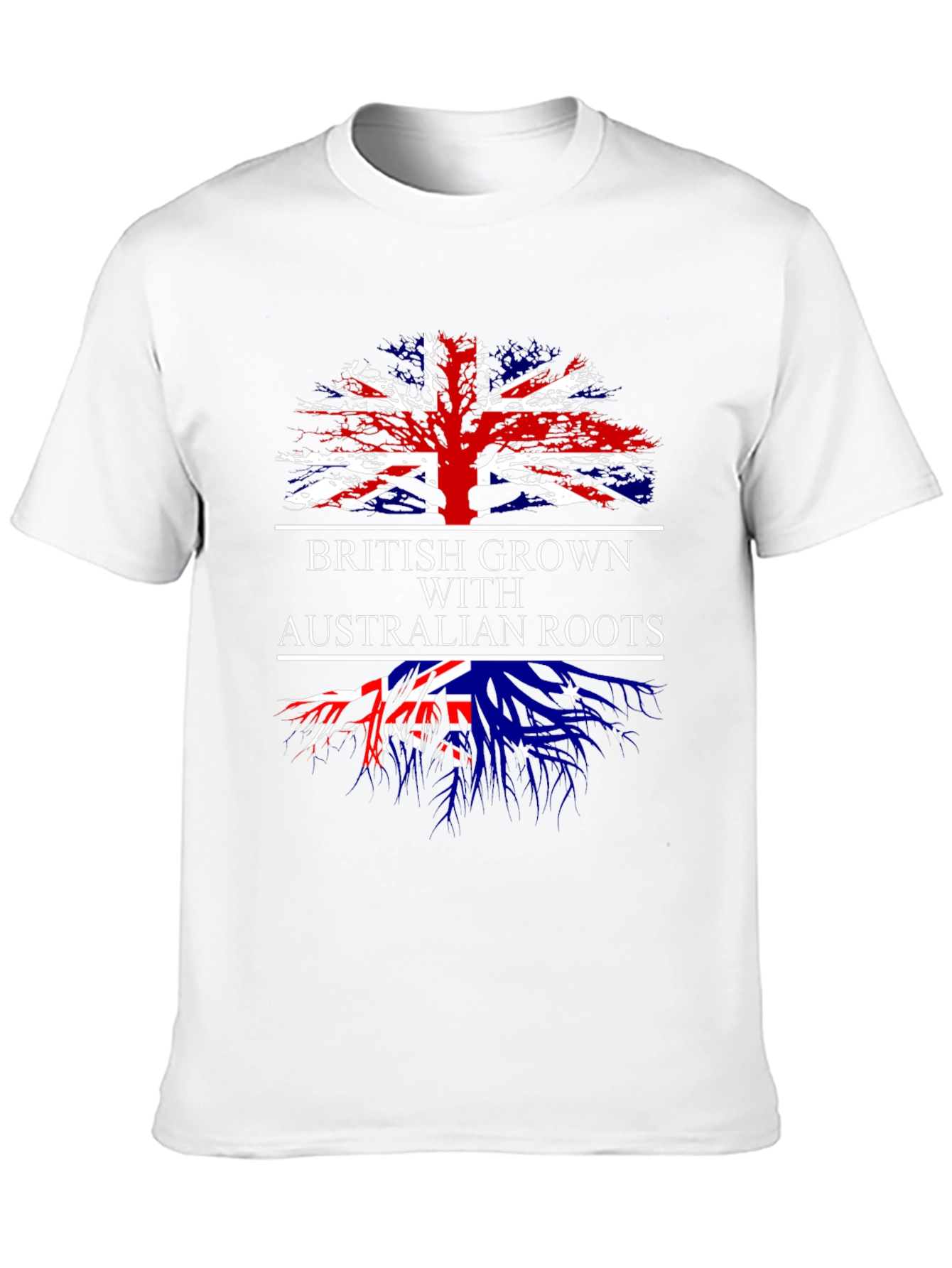 British Grown with Australian Roots T-Shirt