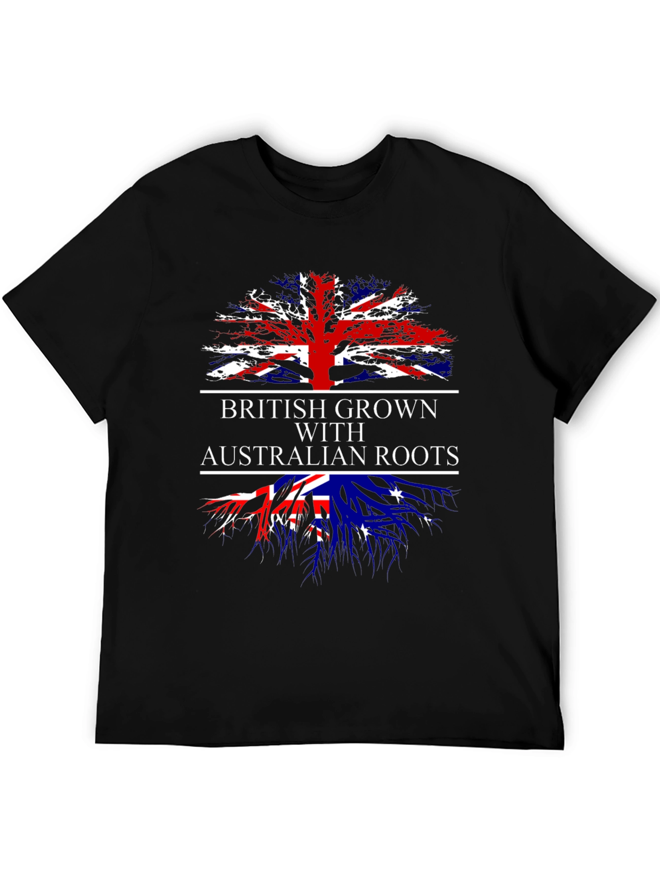 British Grown with Australian Roots T-Shirt