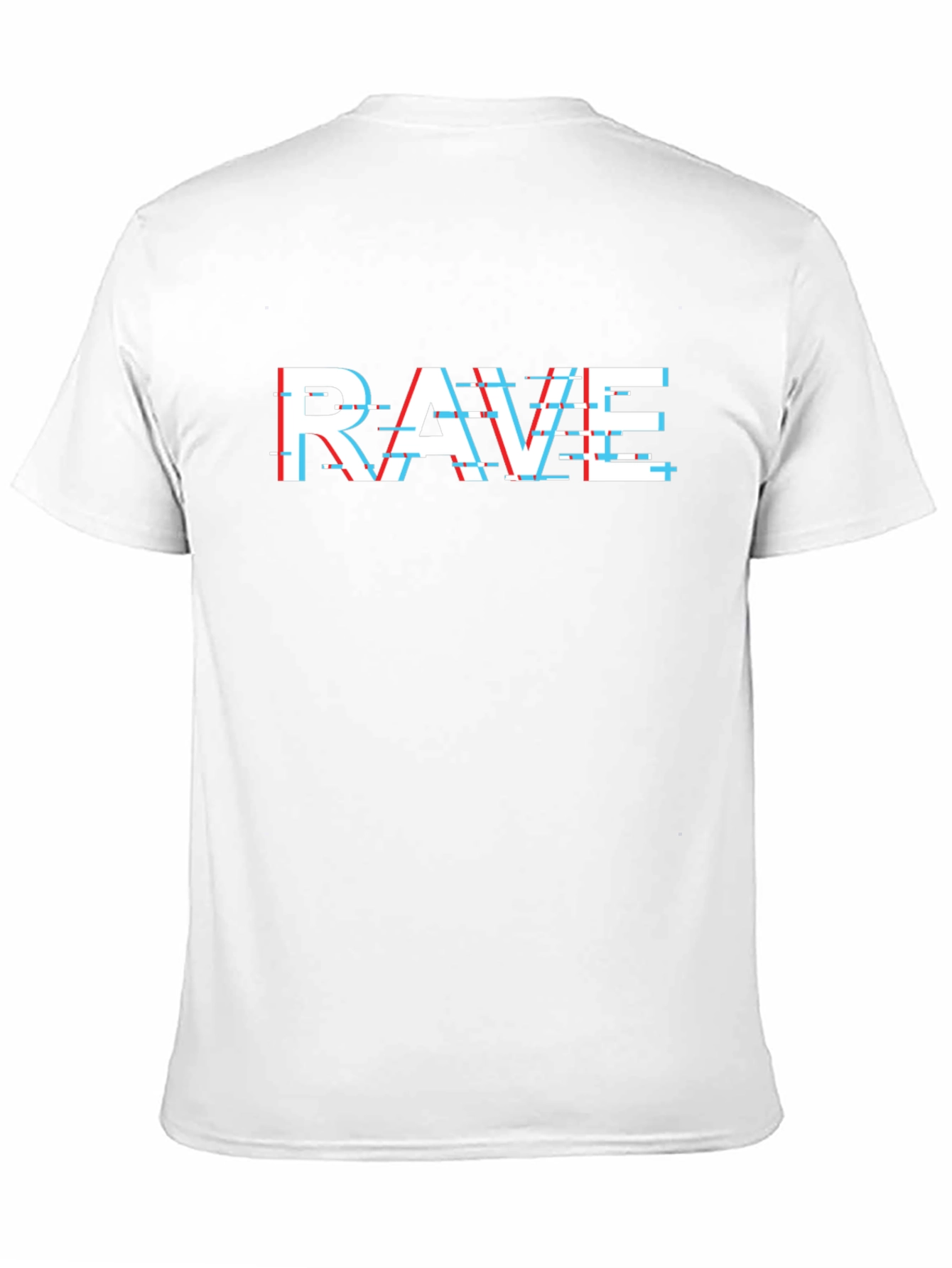 Rave Glitch T-Shirt - Black
