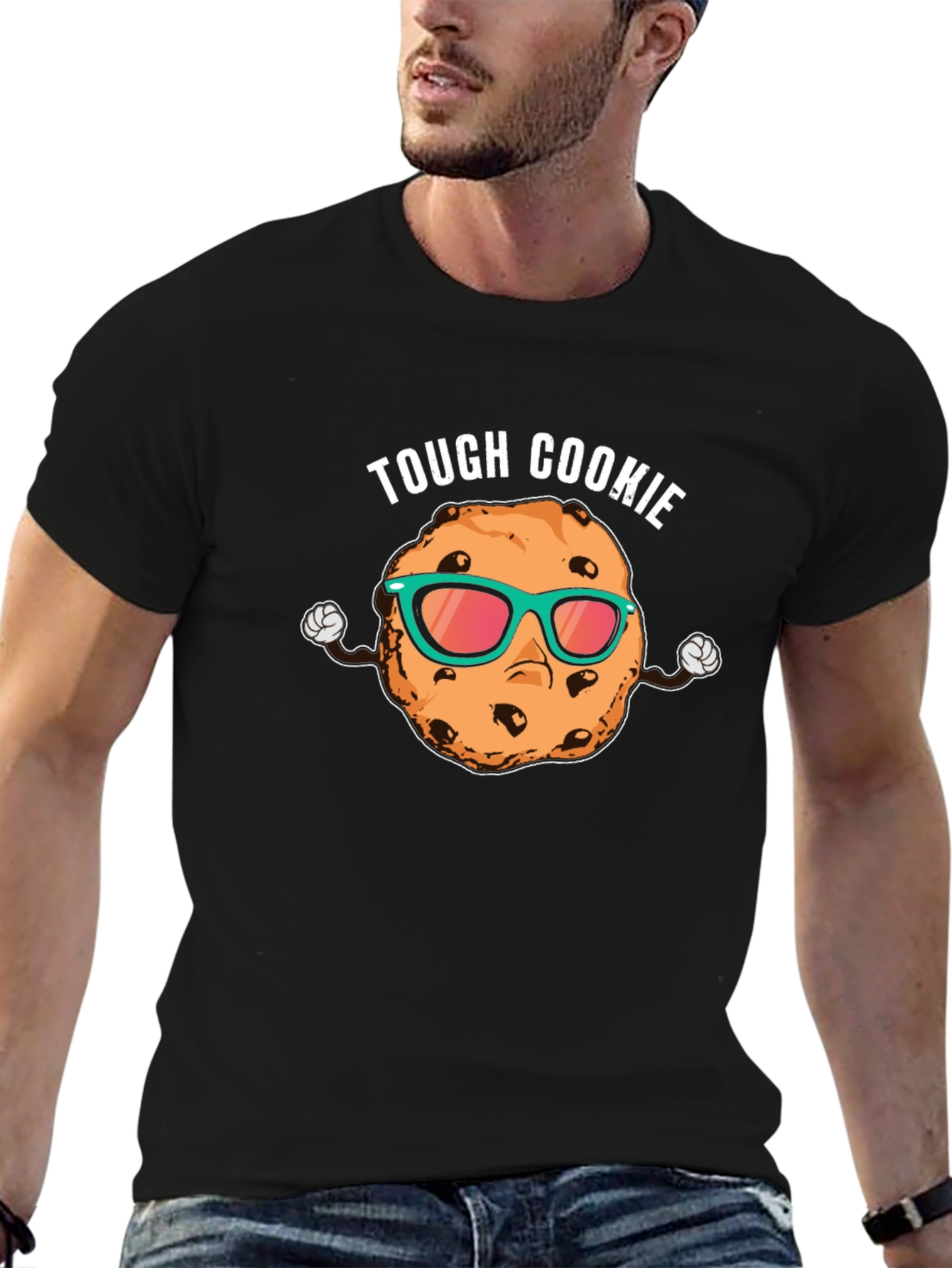 Tough Cookie Graphic Print T-Shirt