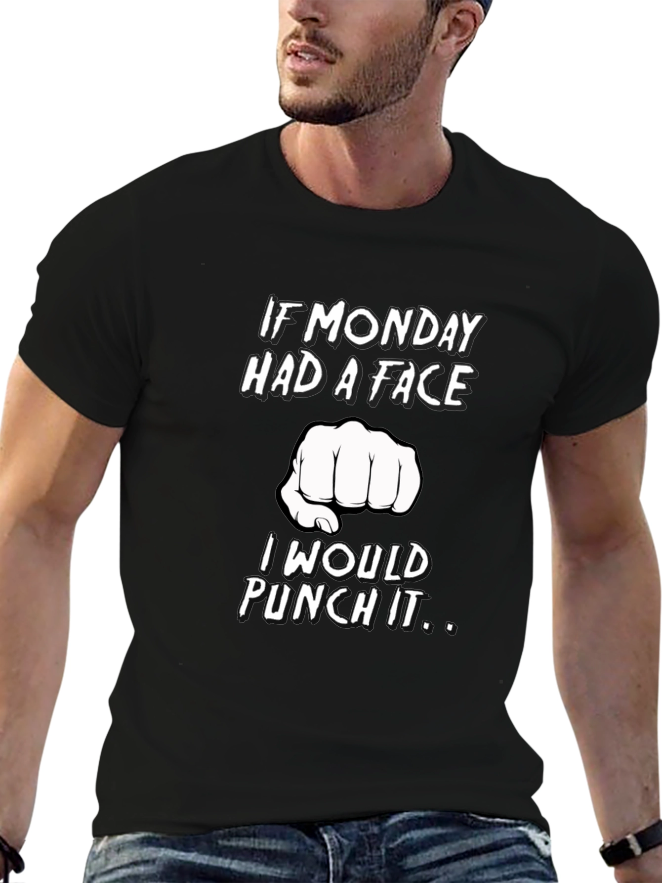 Monday Punch Black T-Shirt