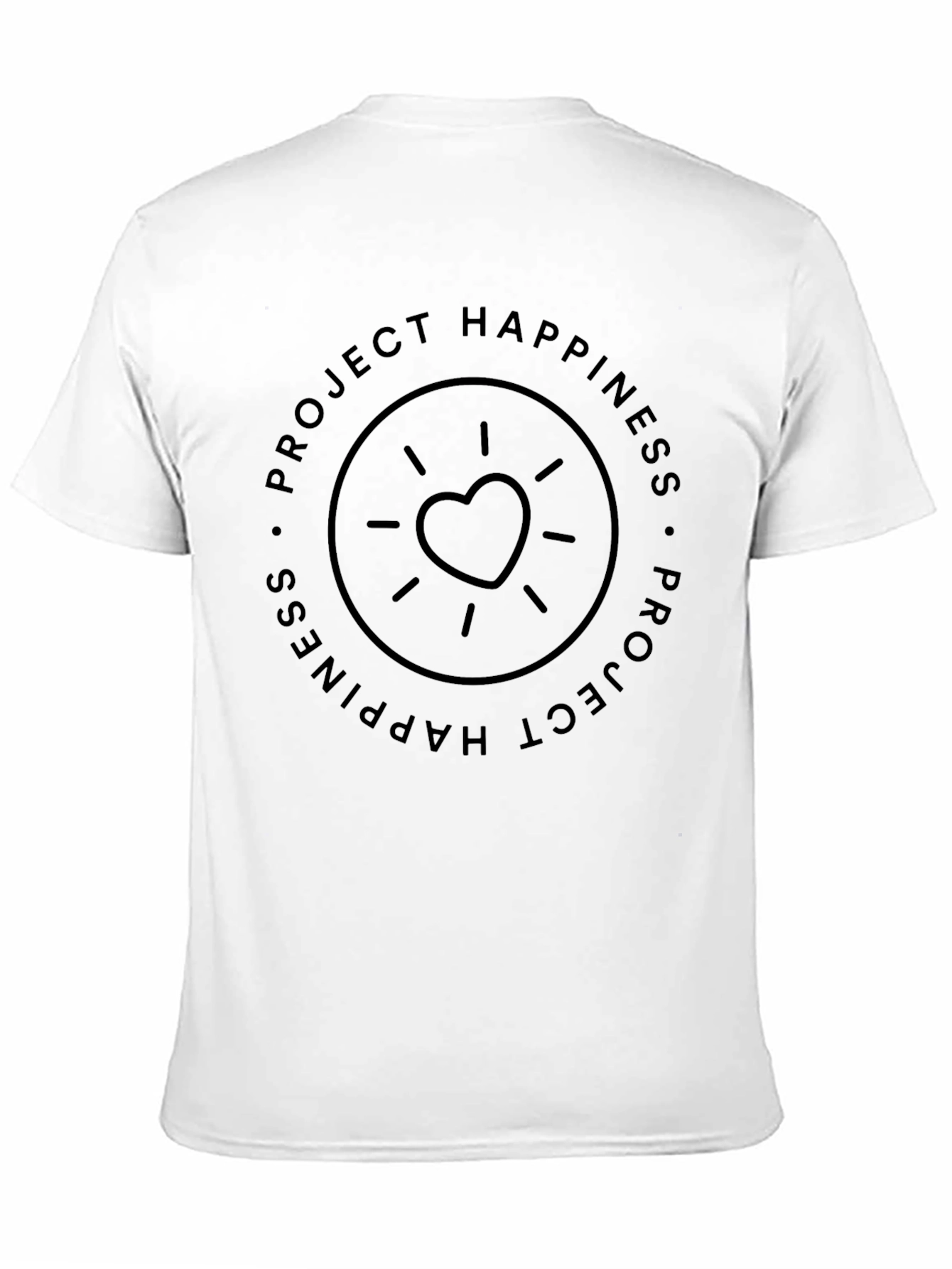 Project Happiness T-Shirt - Heart Design