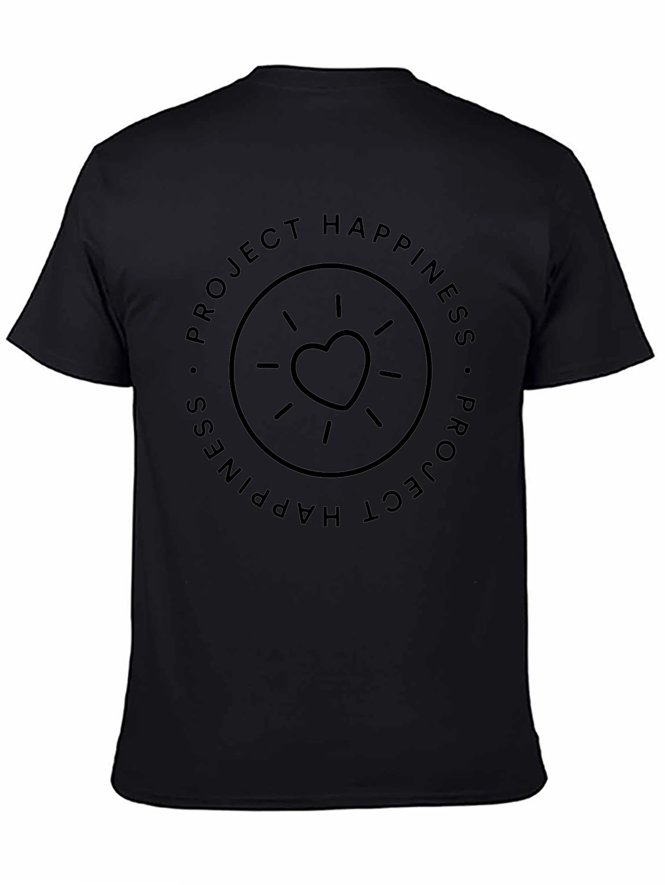 Project Happiness T-Shirt - Heart Design