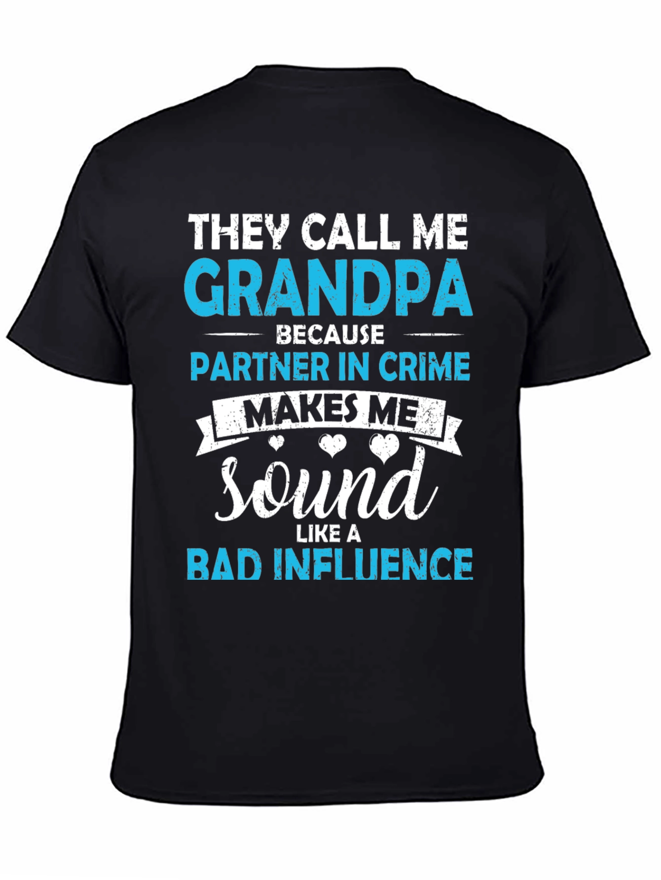 Grandpa Partner in Crime Graphic T-Shirt