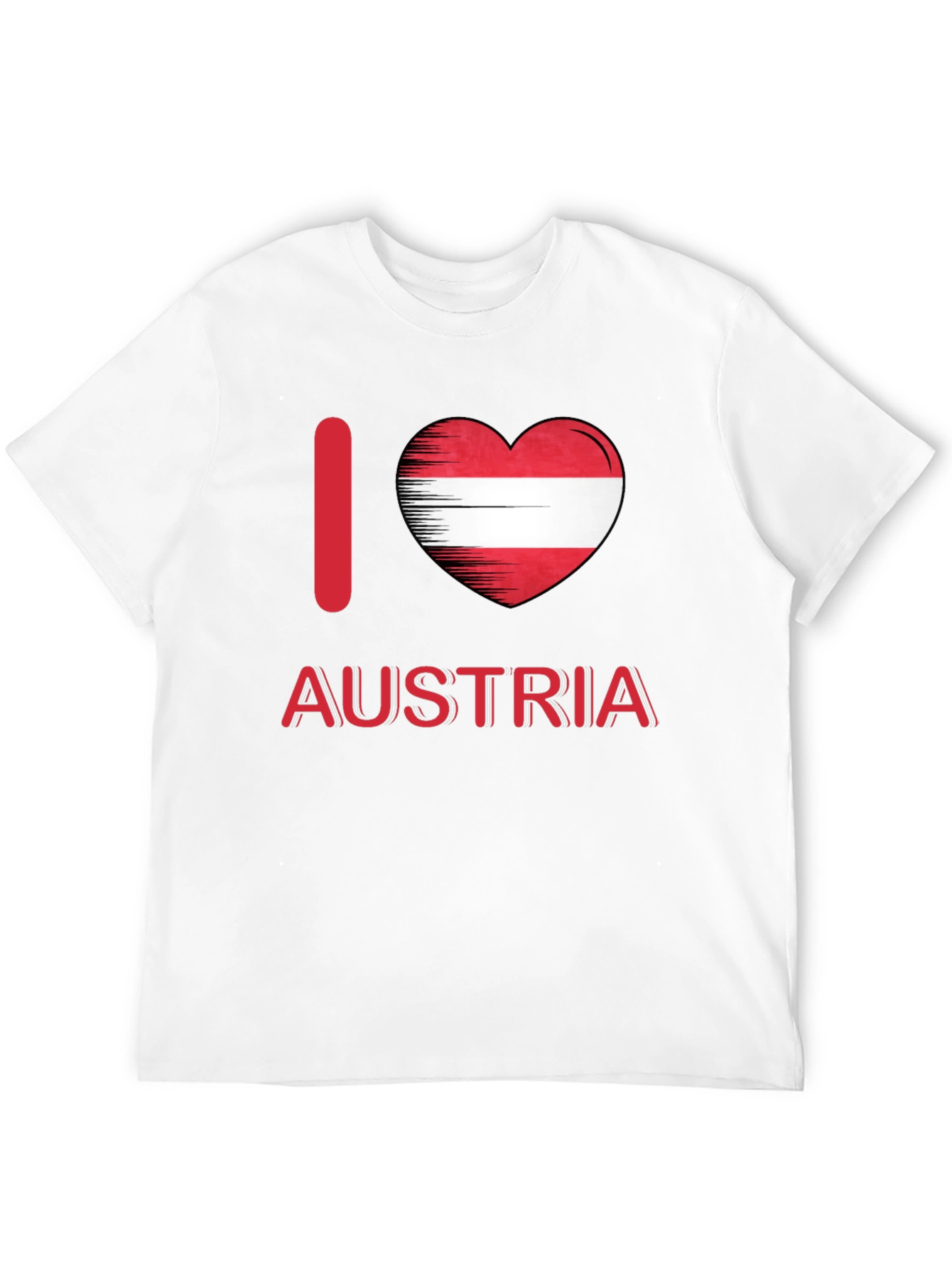 I Love Austria T-Shirt - Black Tee