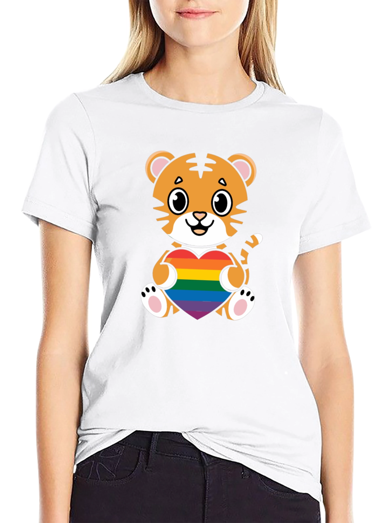 Tiger Pride Heart Graphic Tee