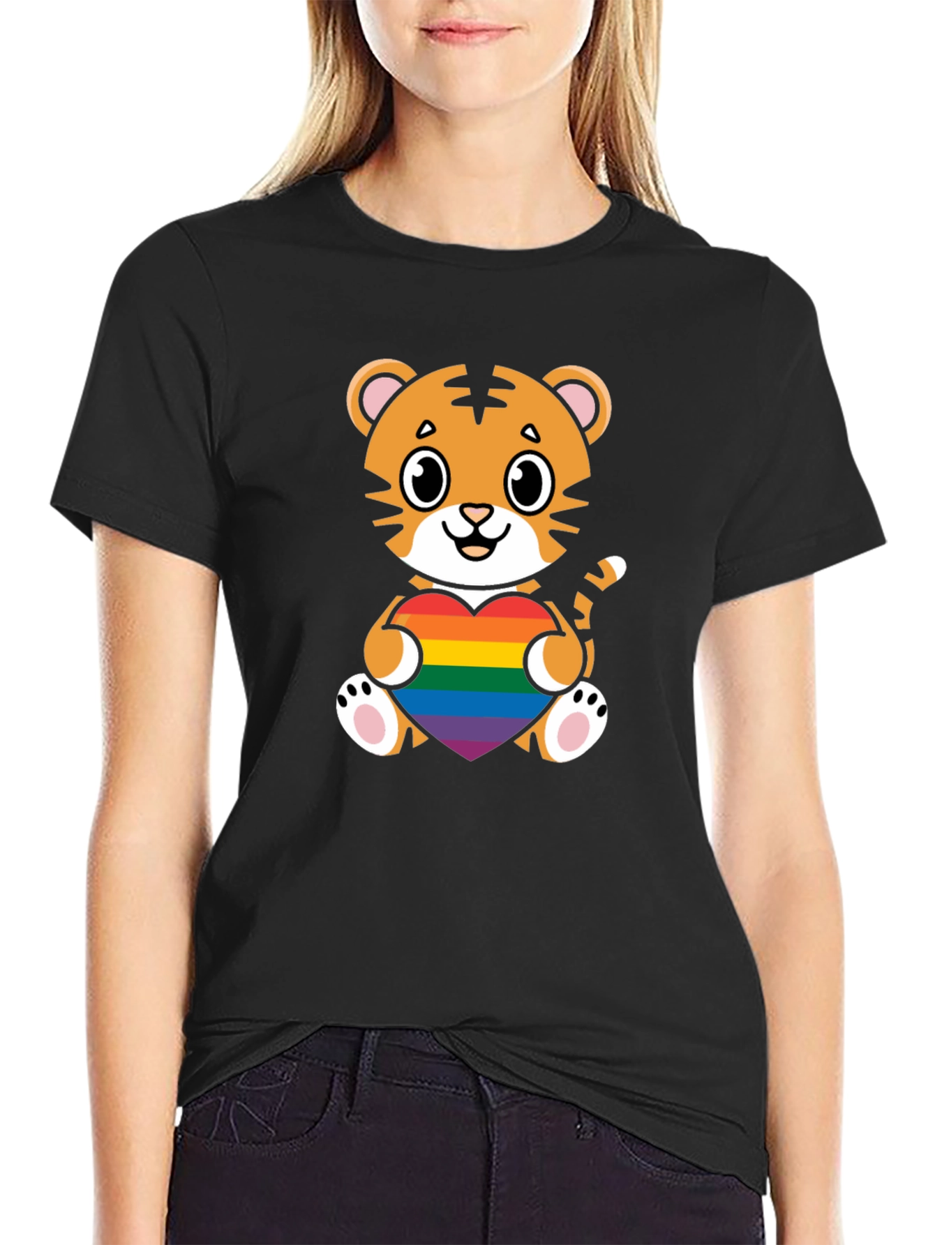 Tiger Pride Heart Graphic Tee
