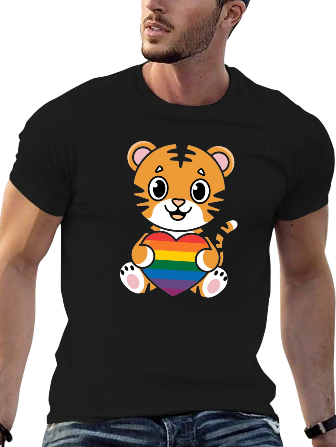 Tiger Pride Heart Graphic Tee