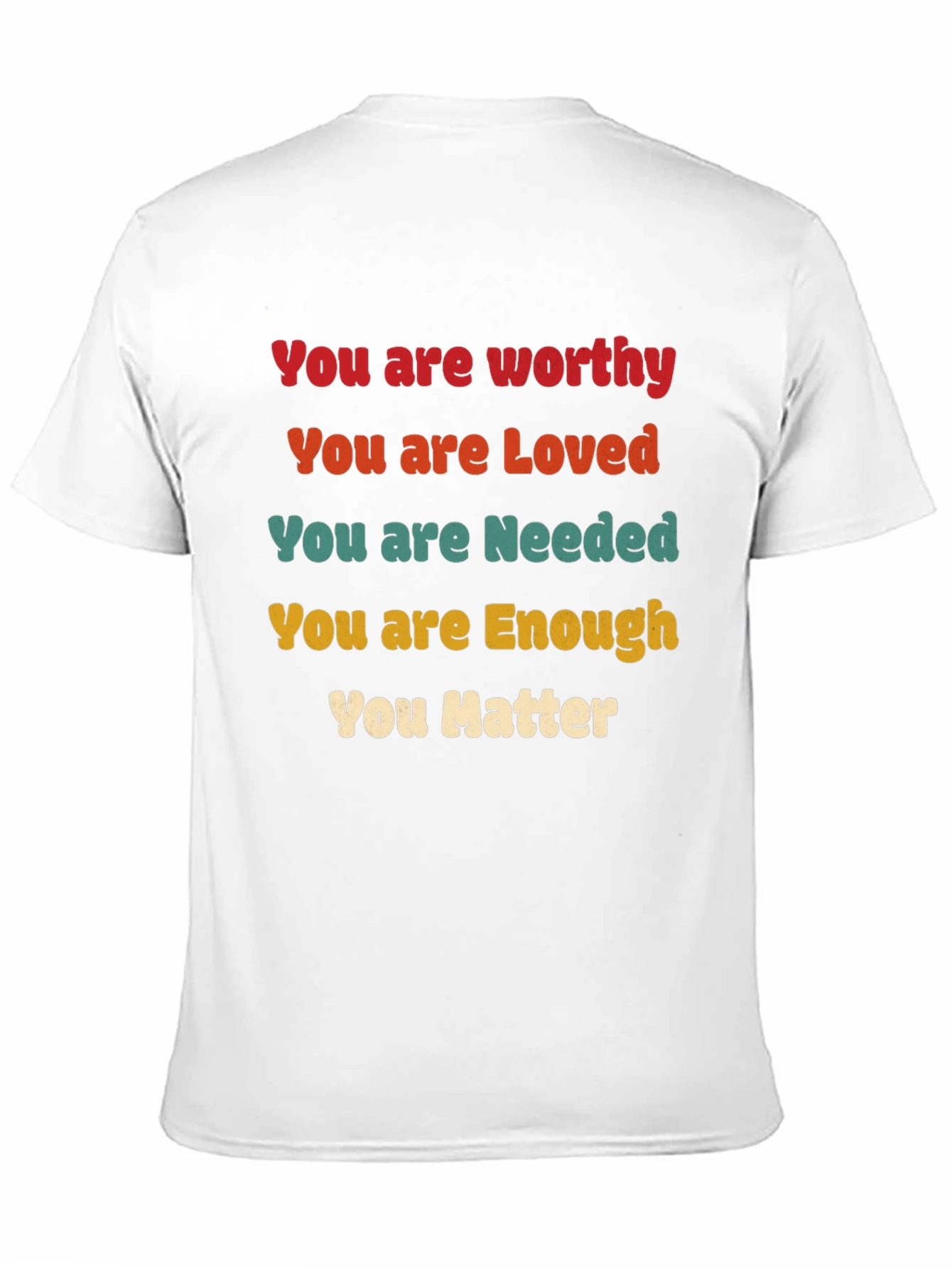 Affirmation T-Shirt - You are Enough - Inspirational Tee