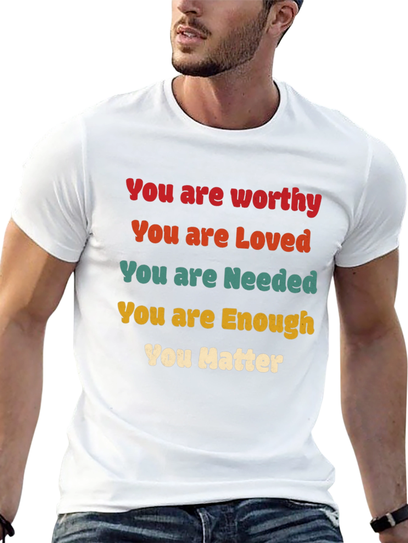 Affirmation T-Shirt - You are Enough - Inspirational Tee