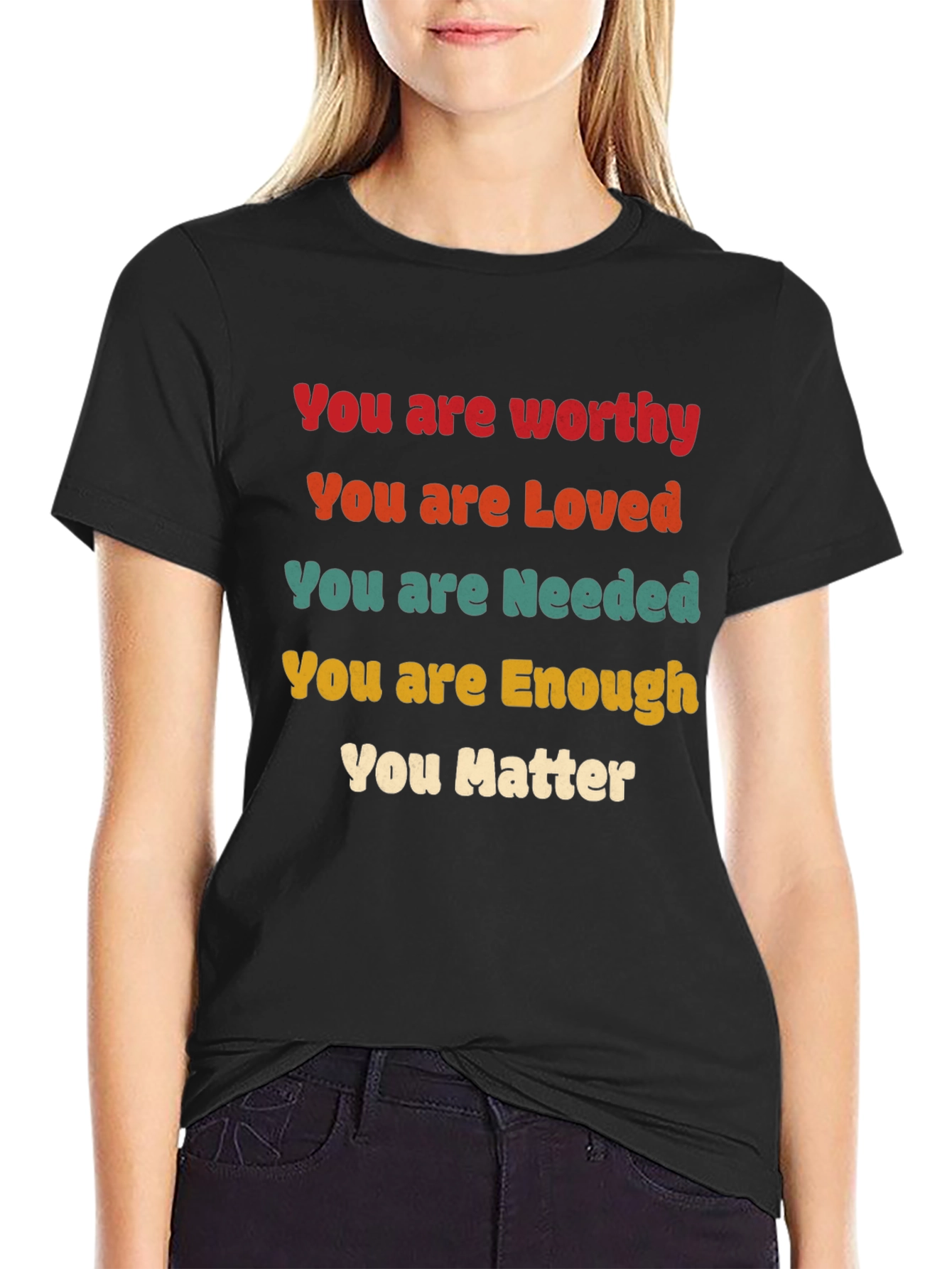 Affirmation T-Shirt - You are Enough - Inspirational Tee