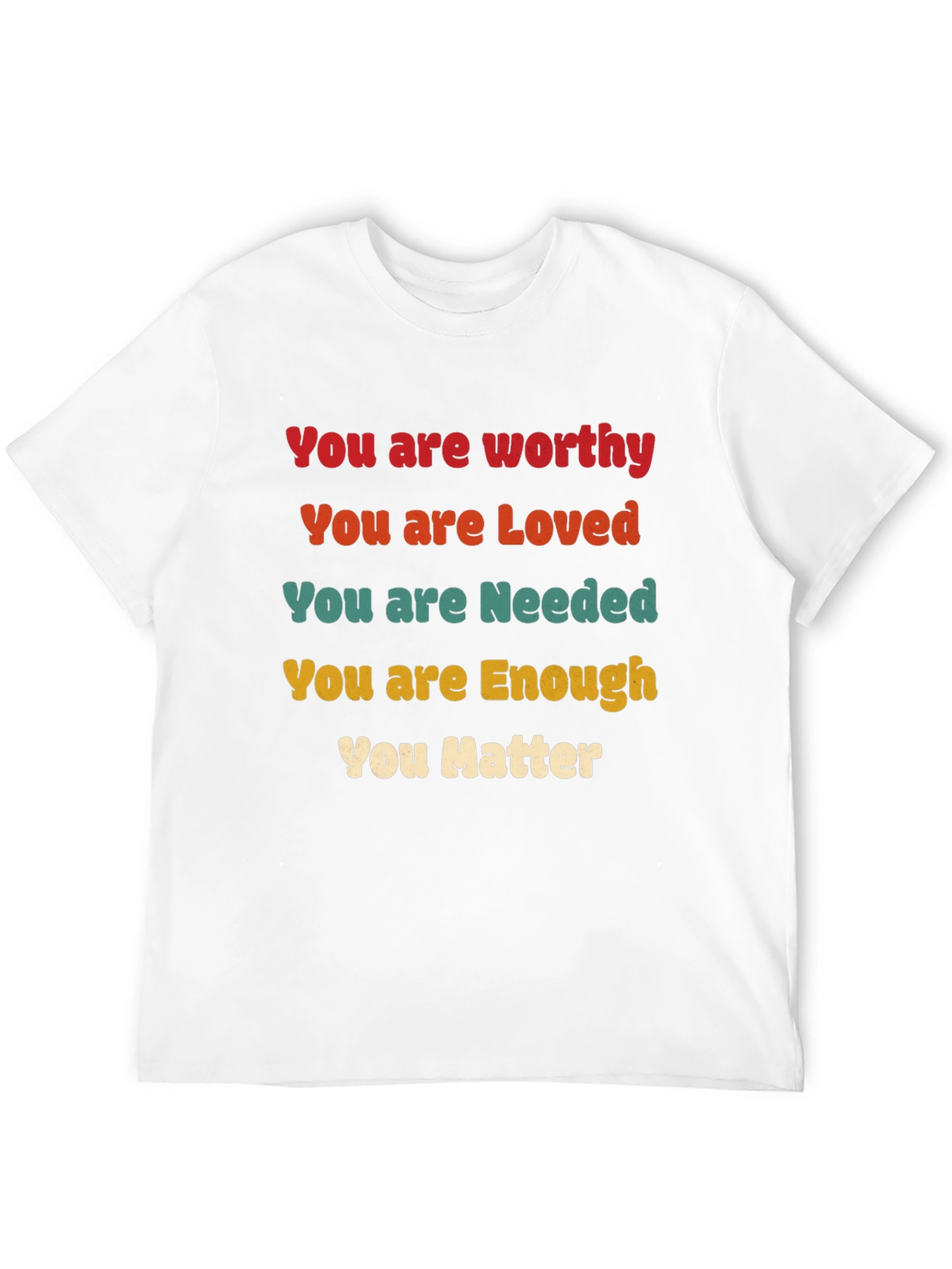 Affirmation T-Shirt - You are Enough - Inspirational Tee