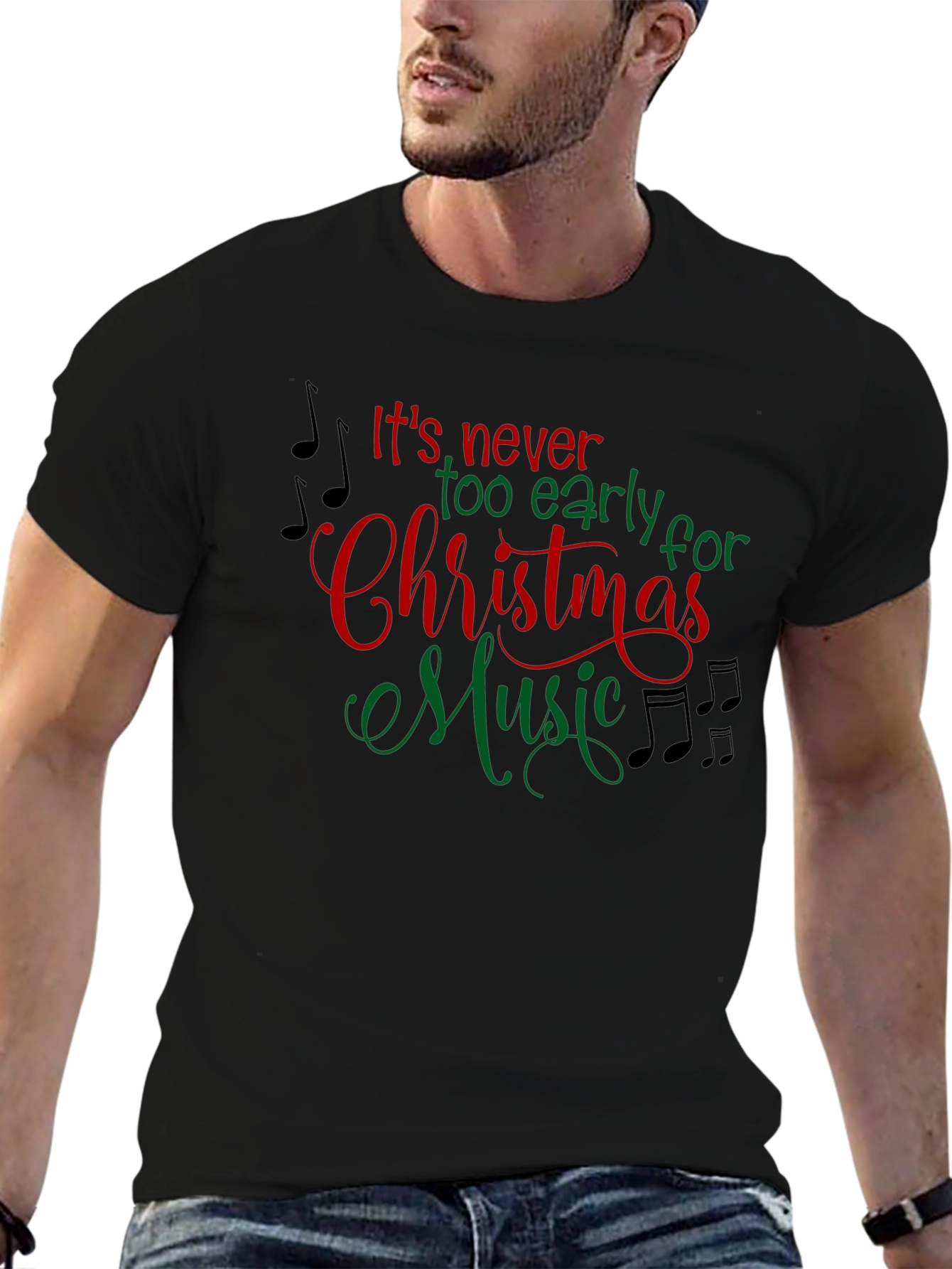 Its Never Too Early Christmas Music T-Shirt