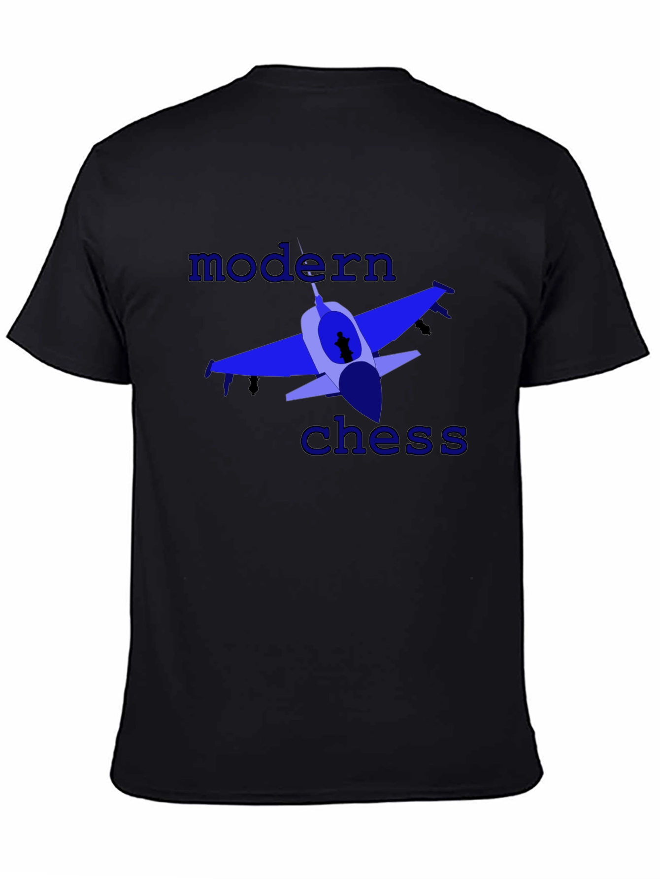 Modern Chess Graphic Tee - Black