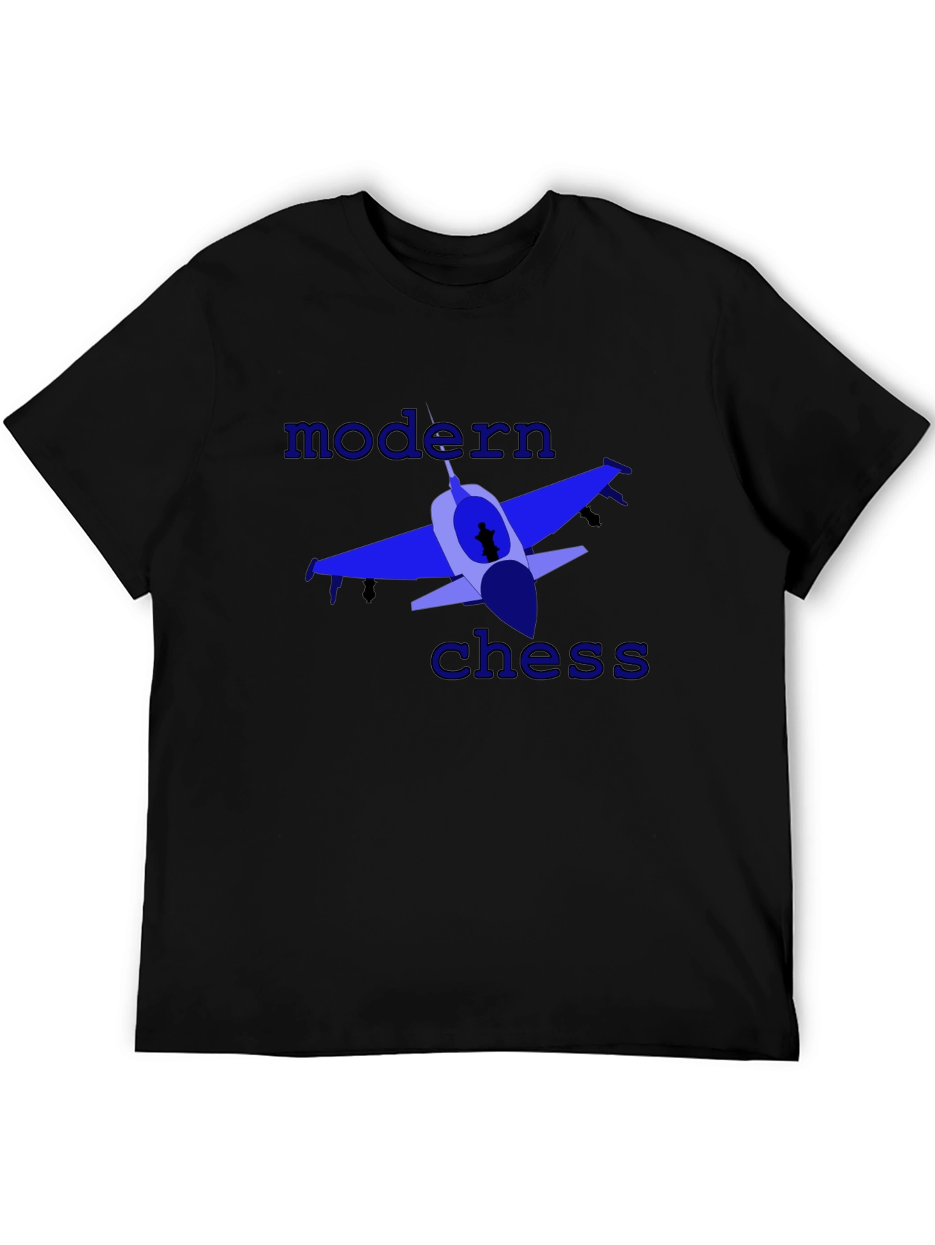 Modern Chess Graphic Tee - Black