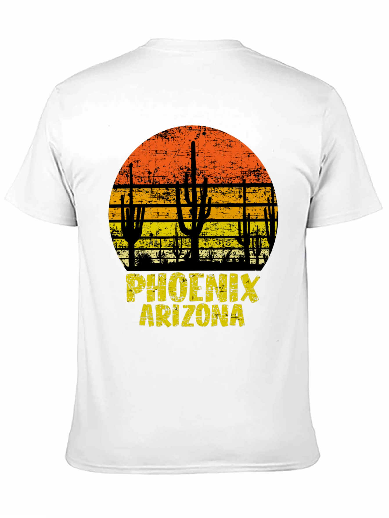 Phoenix Arizona T-Shirt Sunset Cactus Graphic Tee