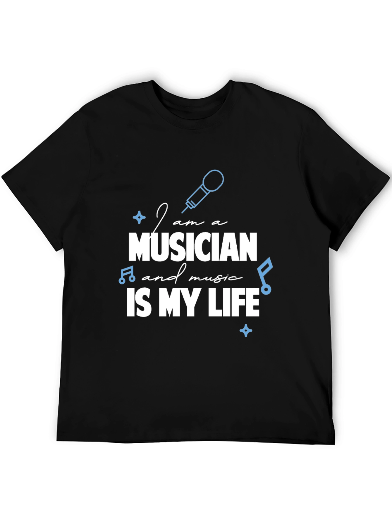 Musician Life T-Shirt: Black Music Lover Tee