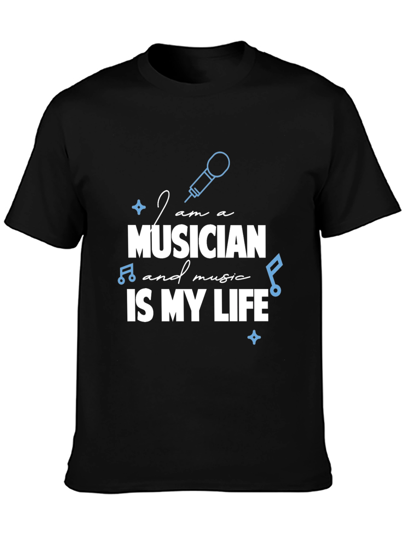 Musician Life T-Shirt: Black Music Lover Tee