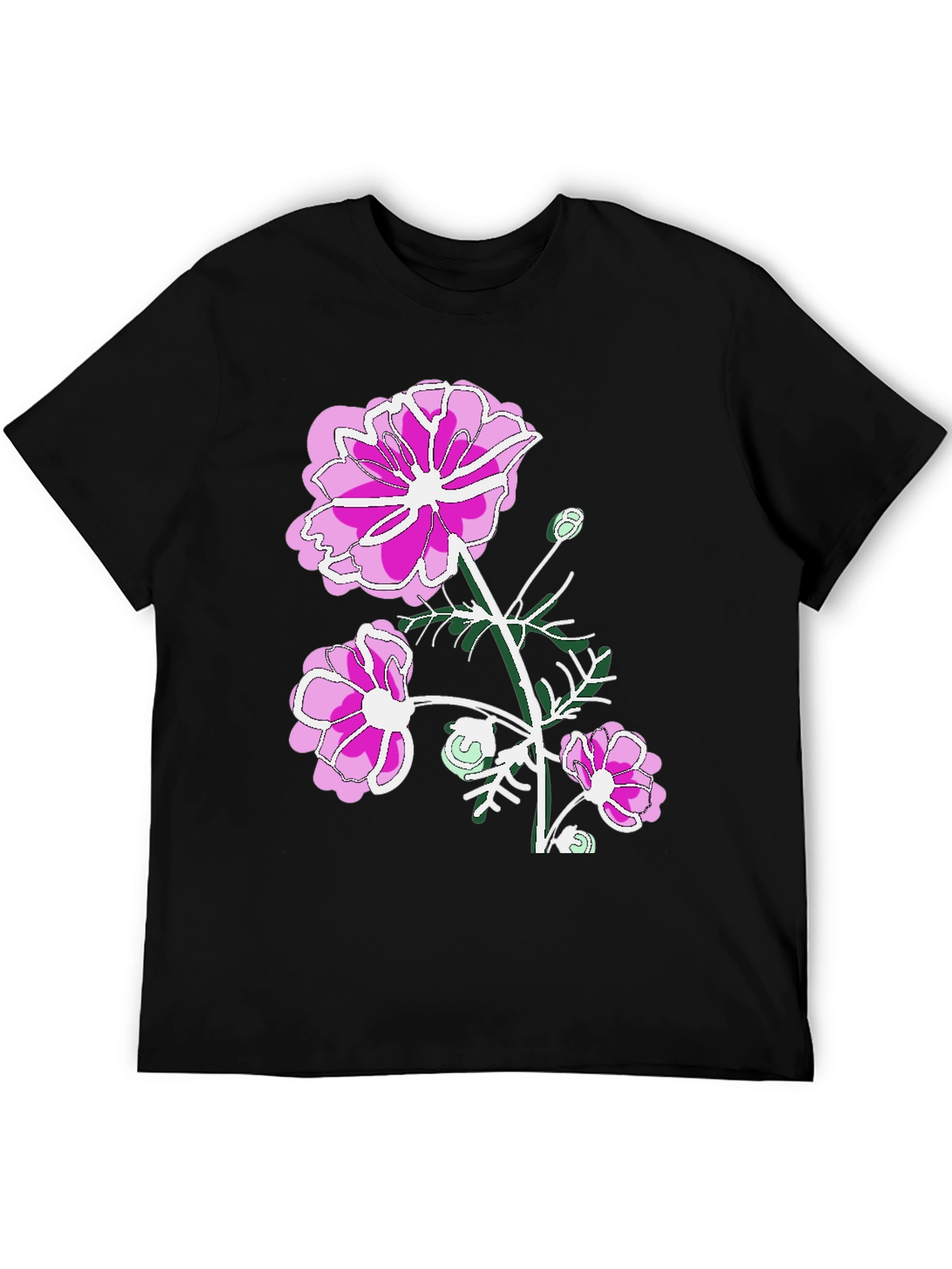 Floral Print T-Shirt: Stylish & Comfortable