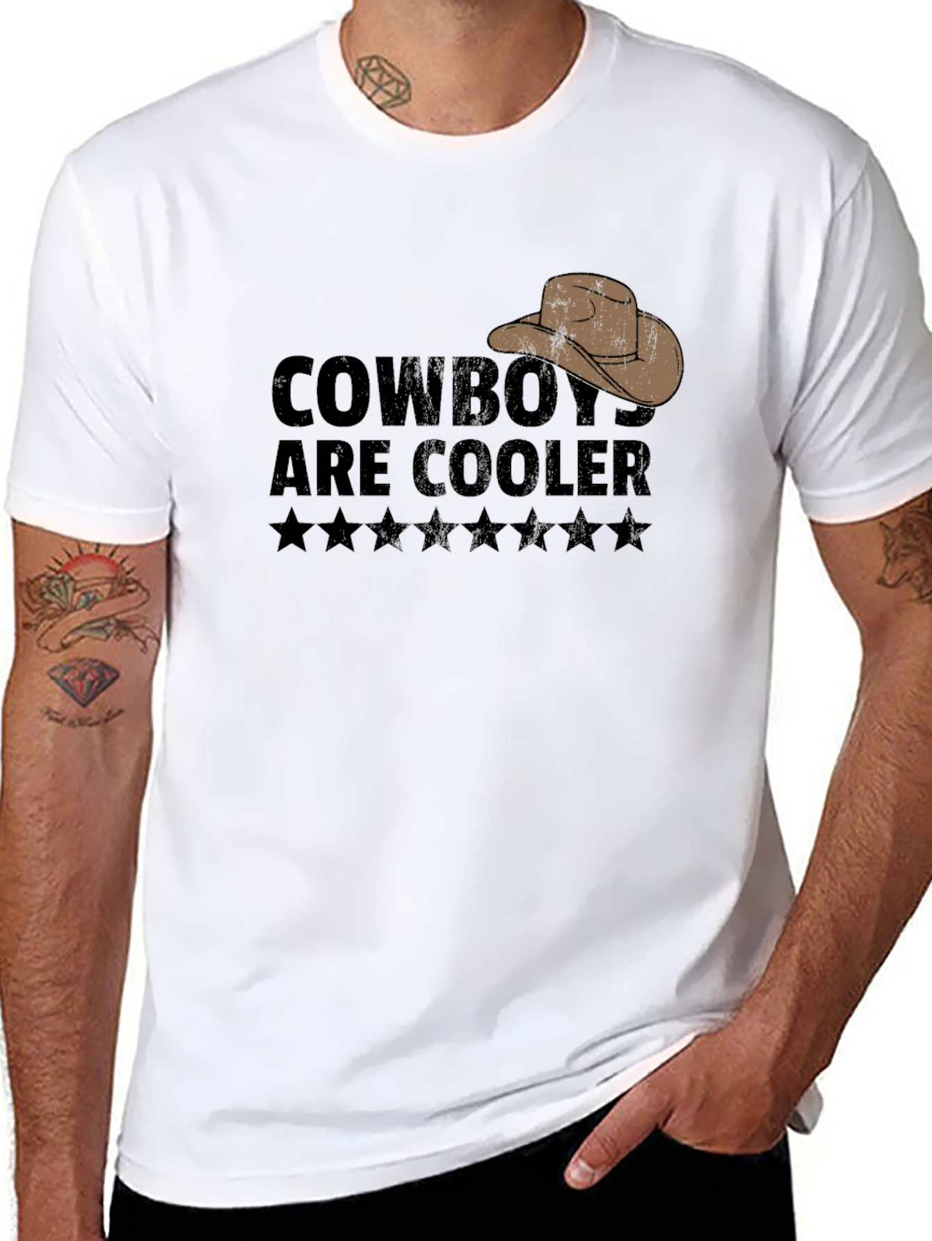 Cowboys Are Cooler Graphic T-Shirt