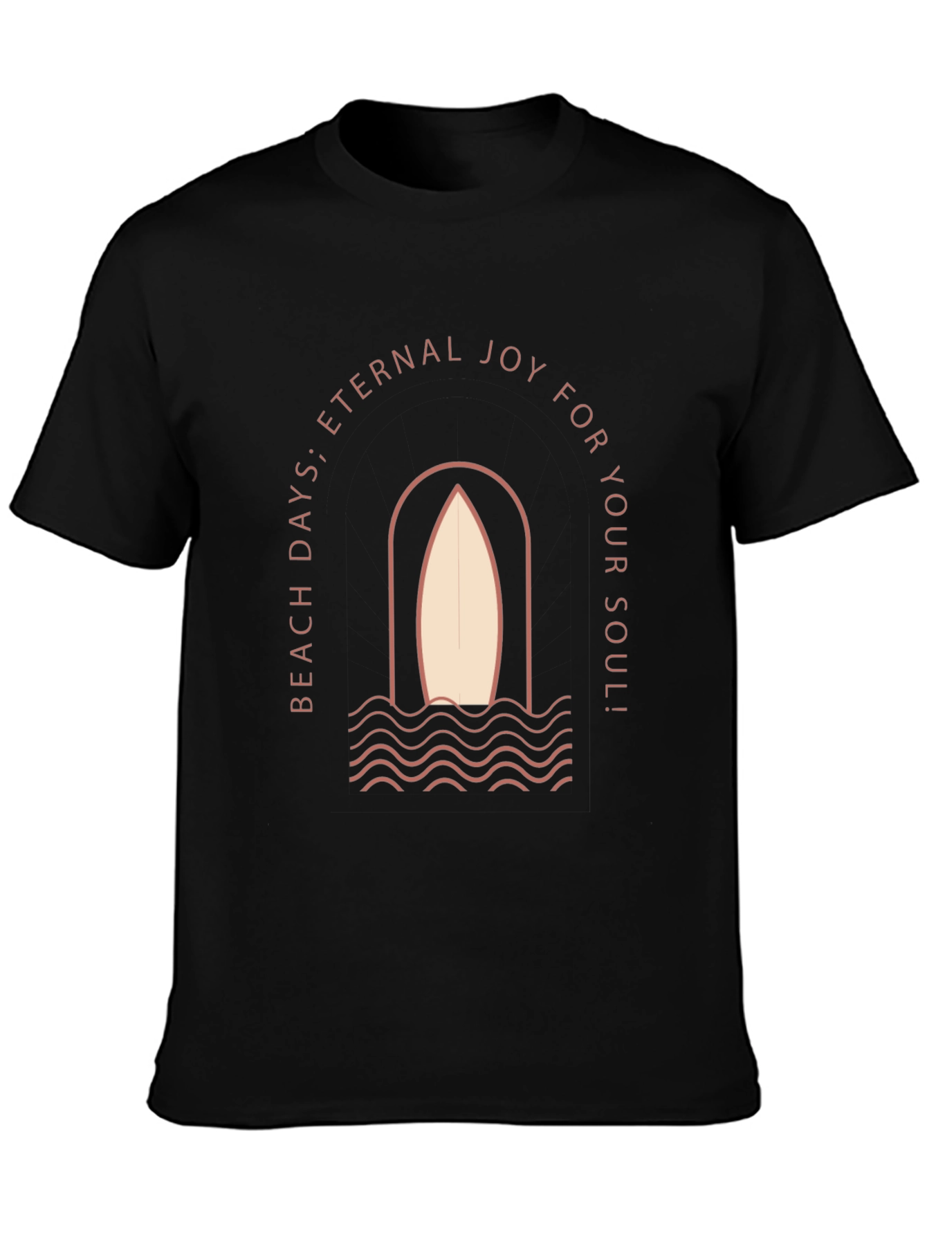 Eternal Joy Surfboard Graphic Tee - Beach Days T-Shirt