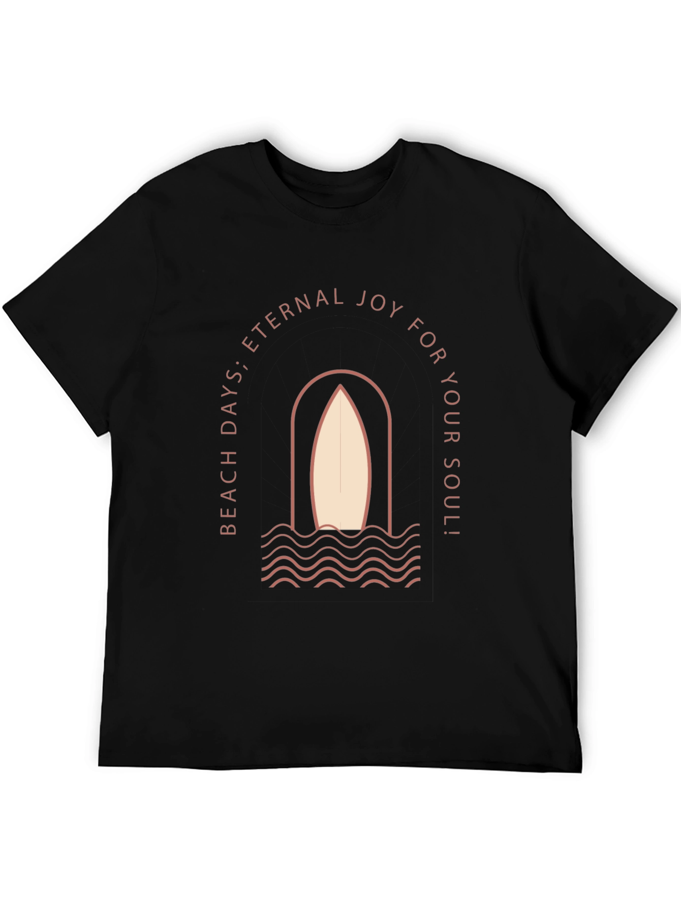 Eternal Joy Surfboard Graphic Tee - Beach Days T-Shirt