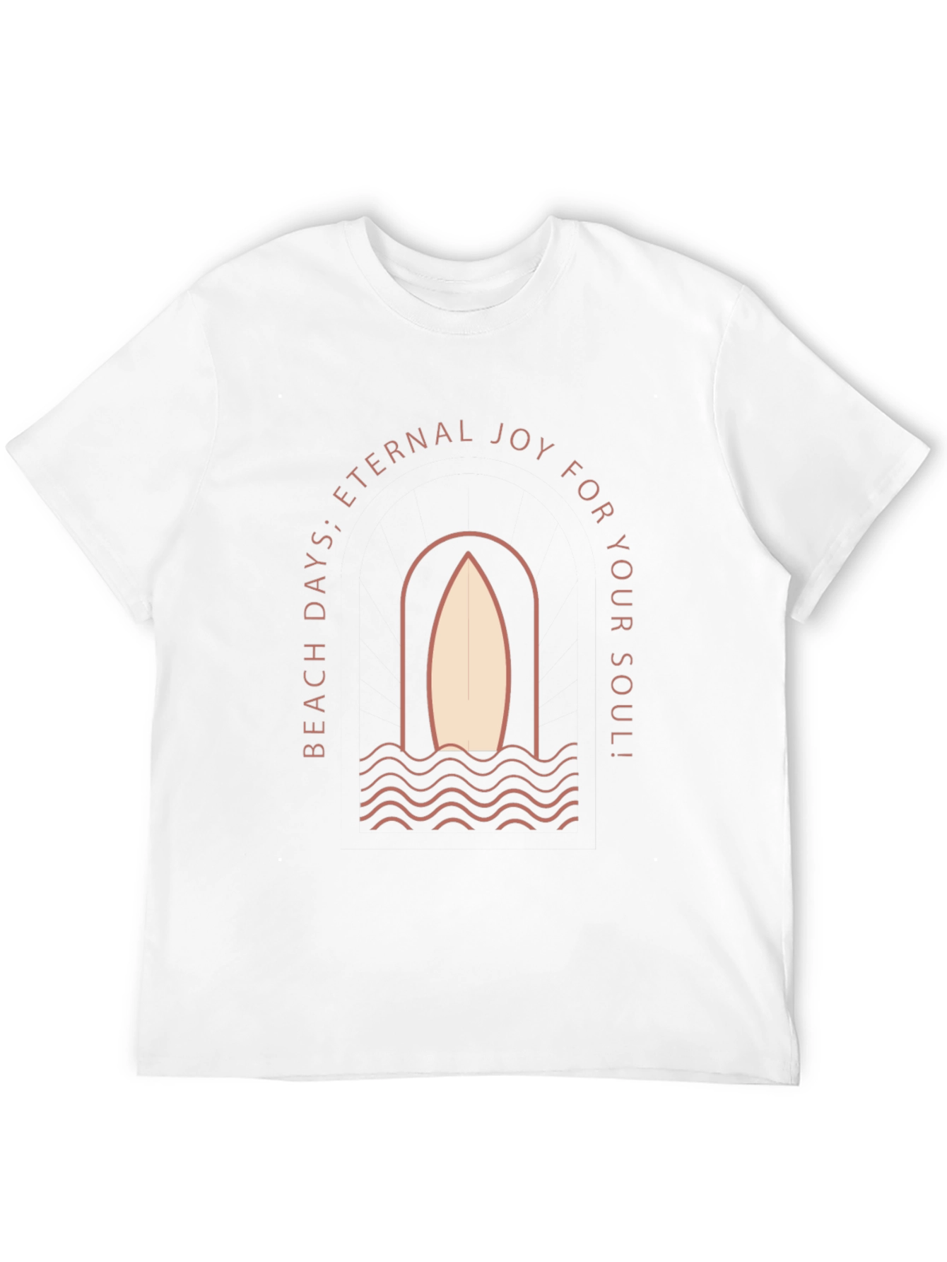 Eternal Joy Surfboard Graphic Tee - Beach Days T-Shirt
