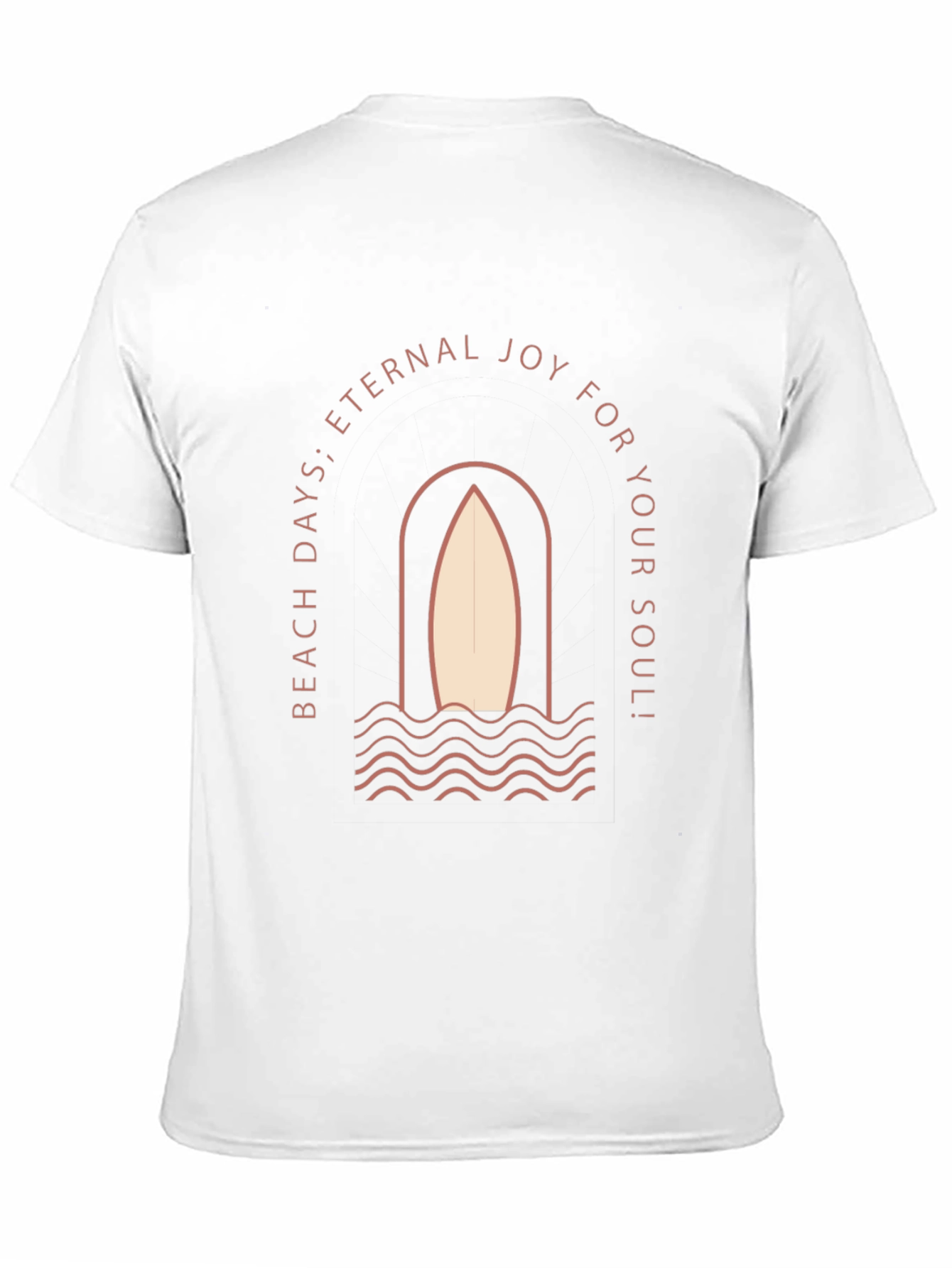 Eternal Joy Surfboard Graphic Tee - Beach Days T-Shirt