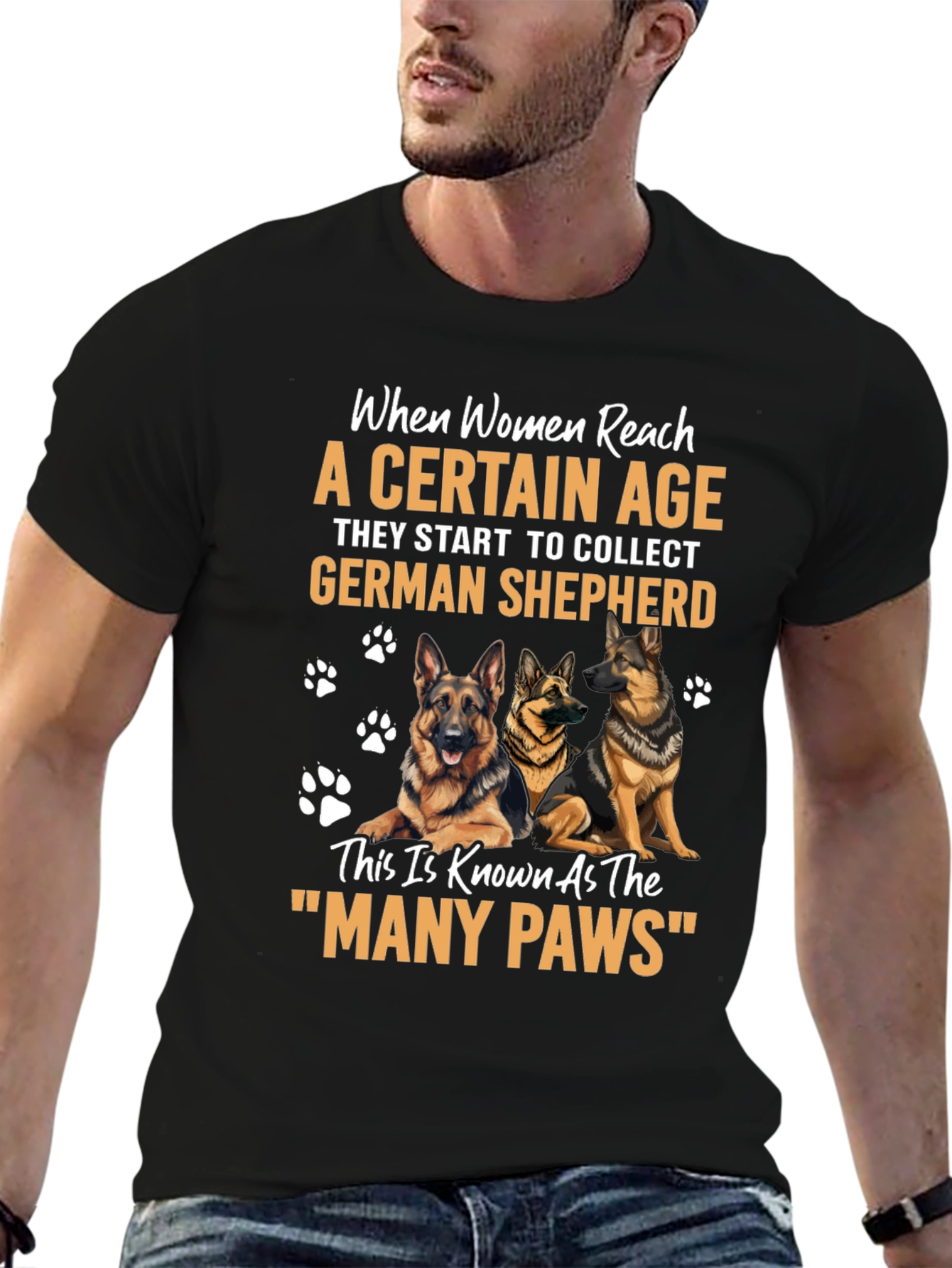 German Shepherd Lover T-Shirt - Many Paws