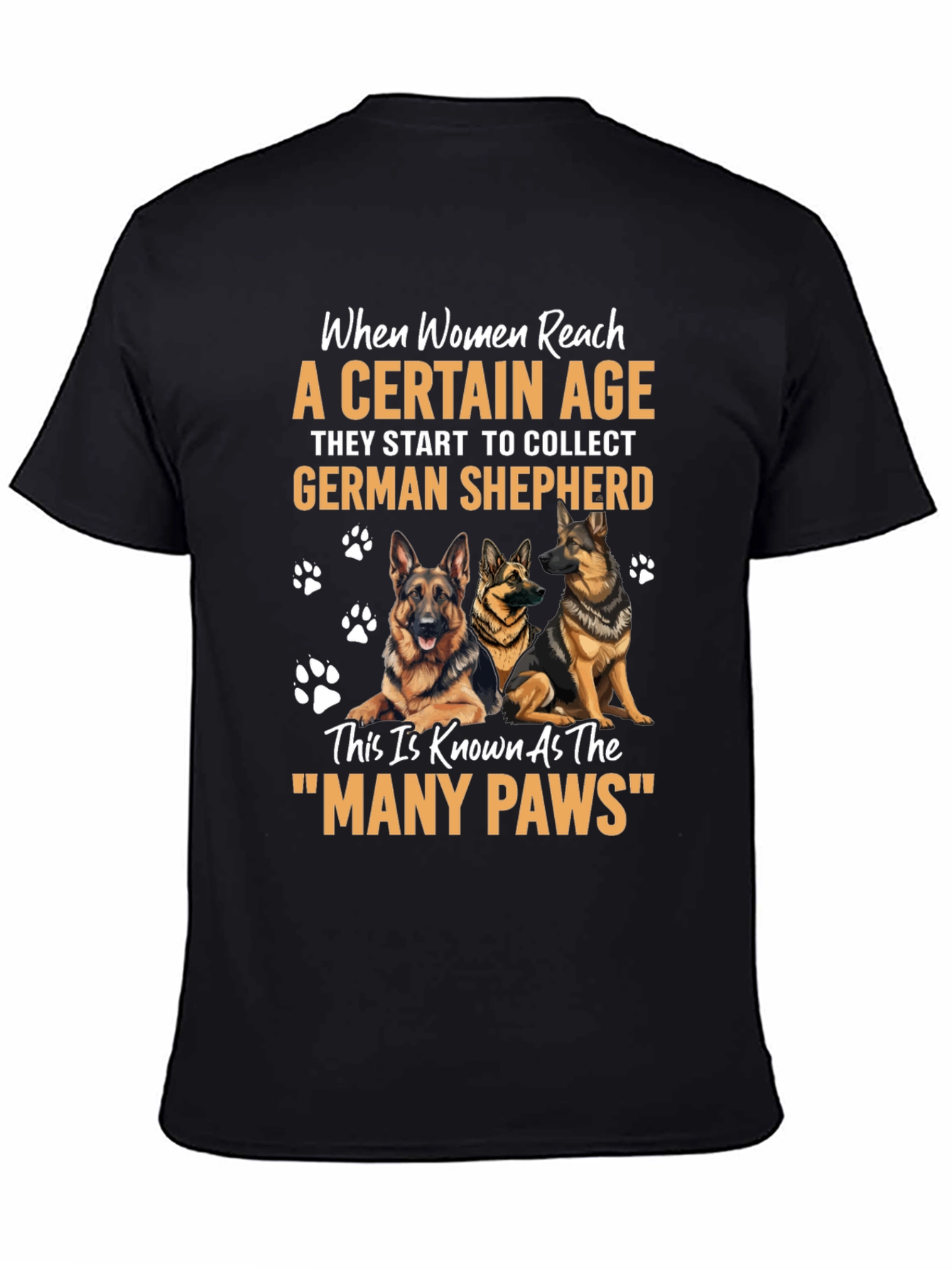 German Shepherd Lover T-Shirt - Many Paws