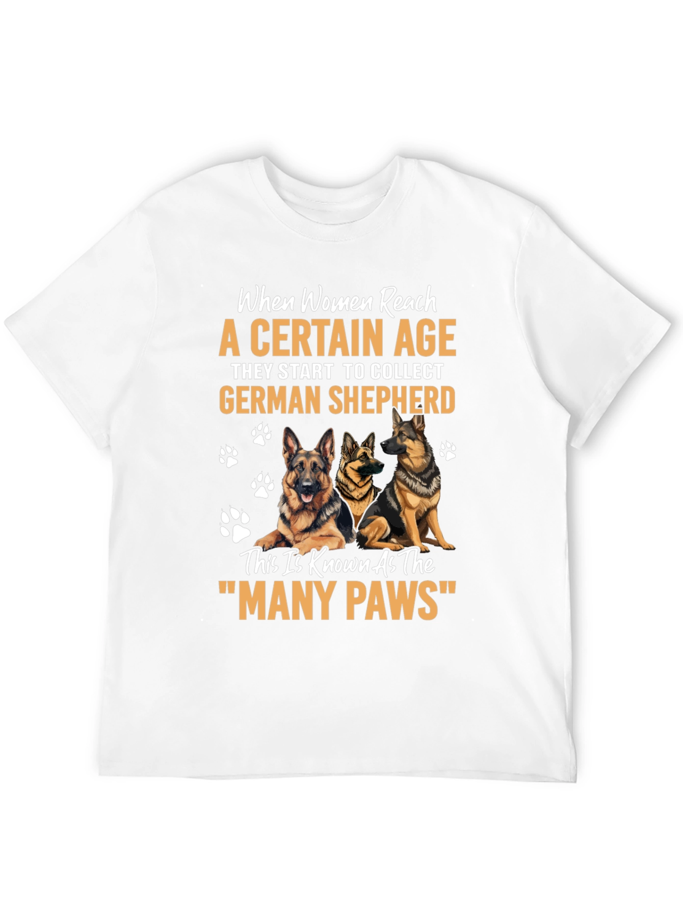 German Shepherd Lover T-Shirt - Many Paws