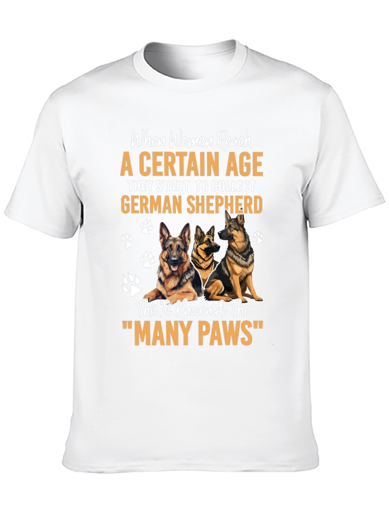German Shepherd Lover T-Shirt - Many Paws