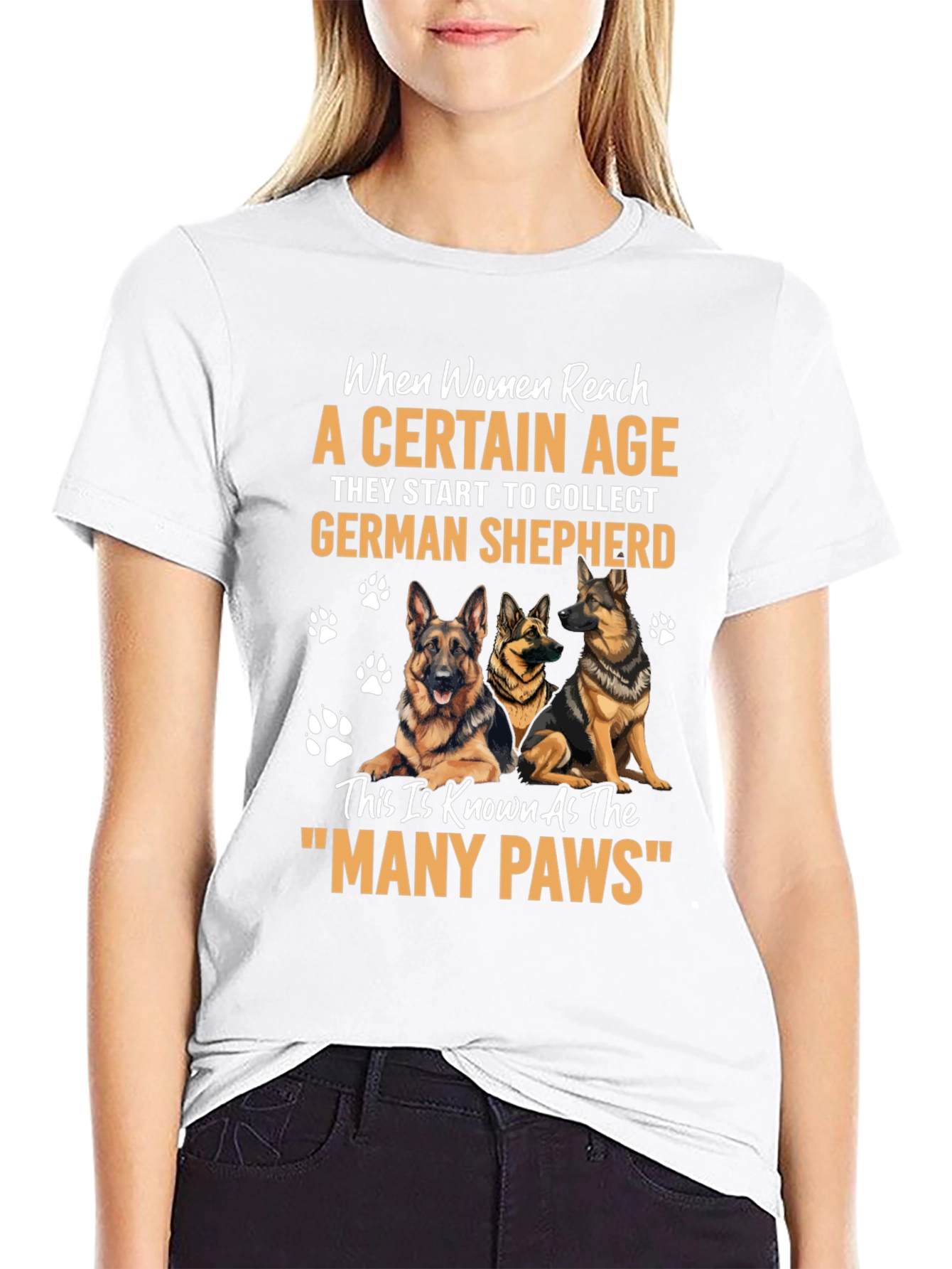 German Shepherd Lover T-Shirt - Many Paws