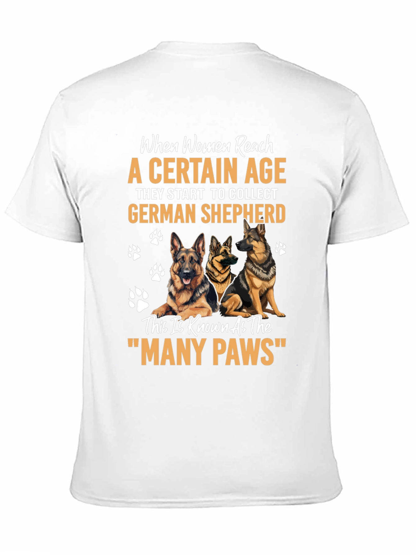 German Shepherd Lover T-Shirt - Many Paws