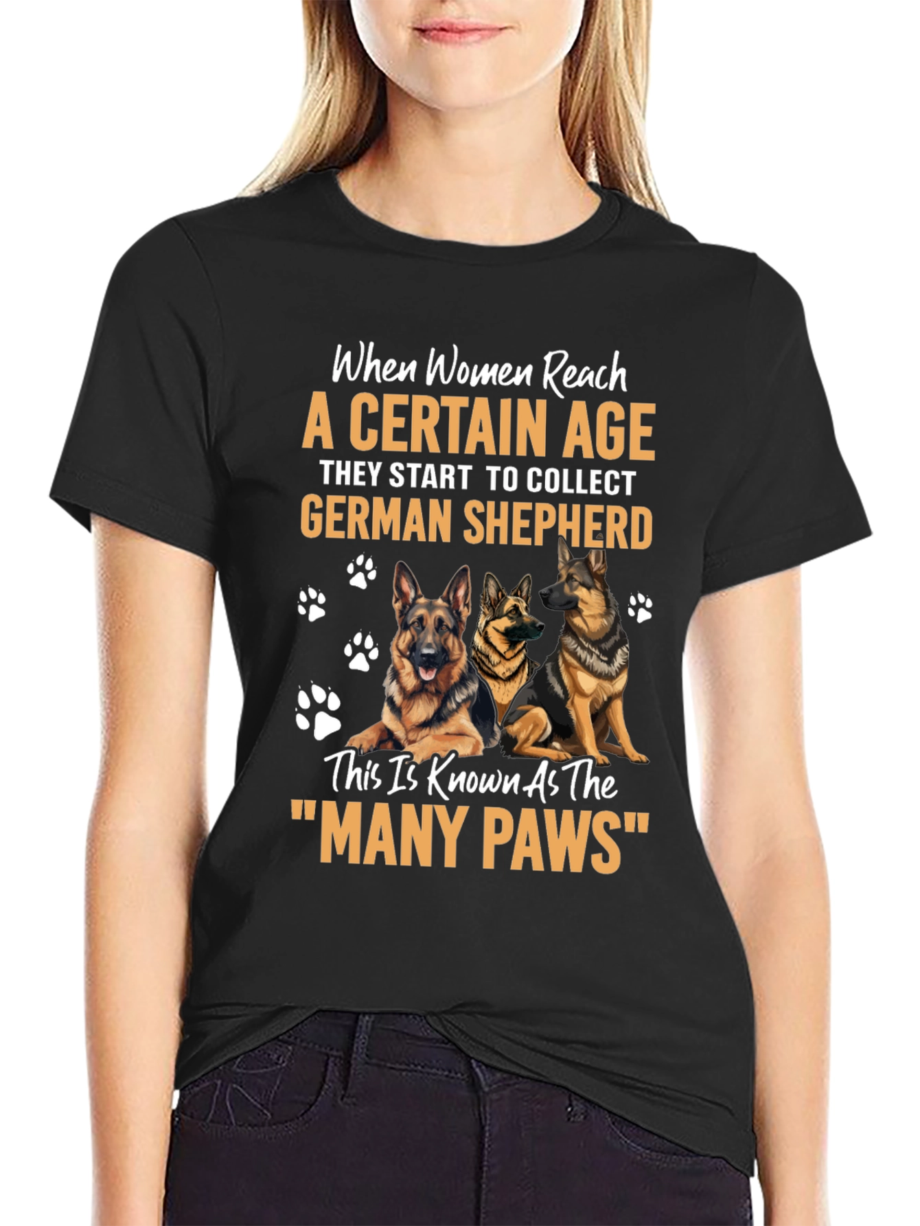 German Shepherd Lover T-Shirt - Many Paws