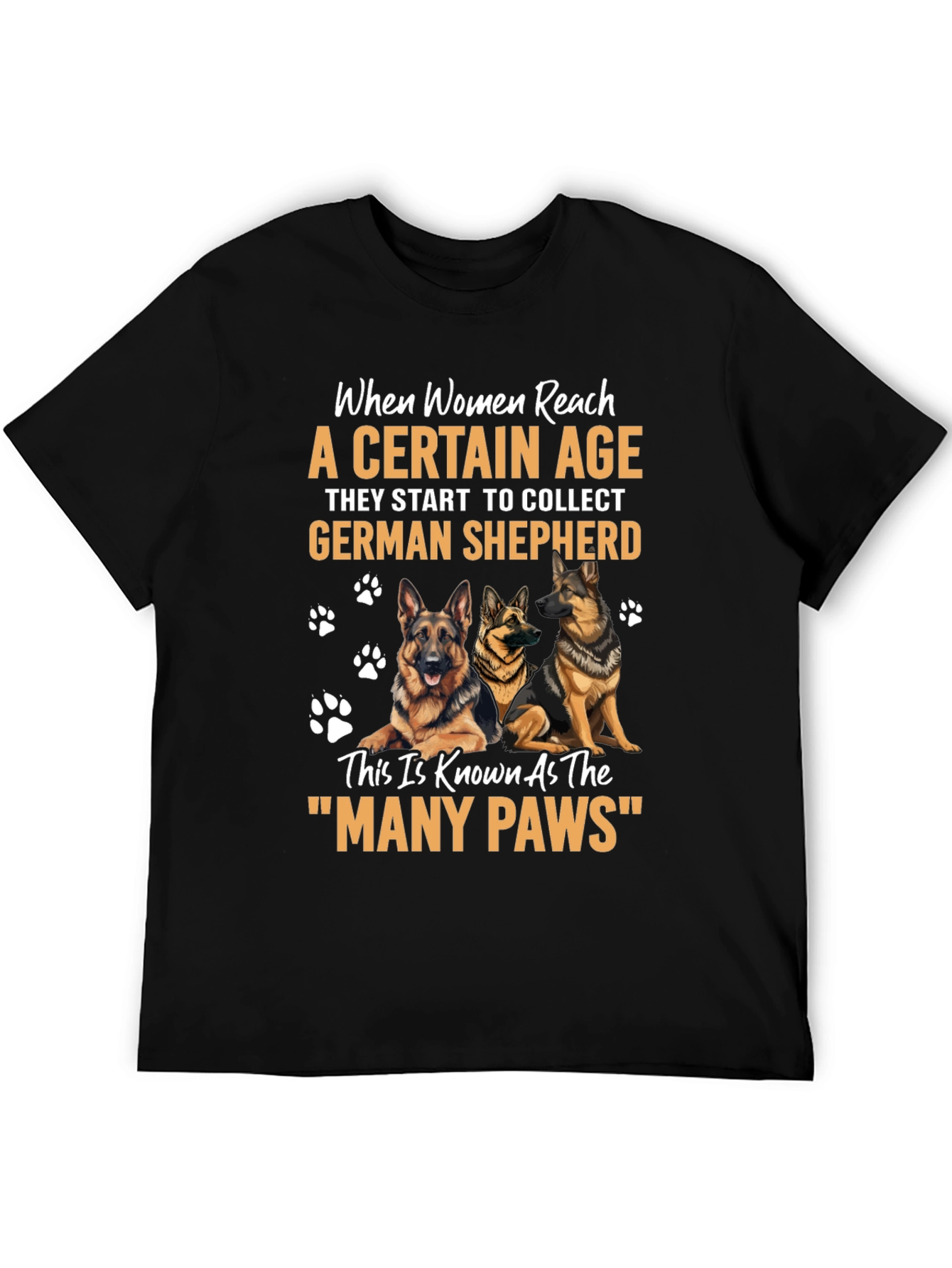 German Shepherd Lover T-Shirt - Many Paws