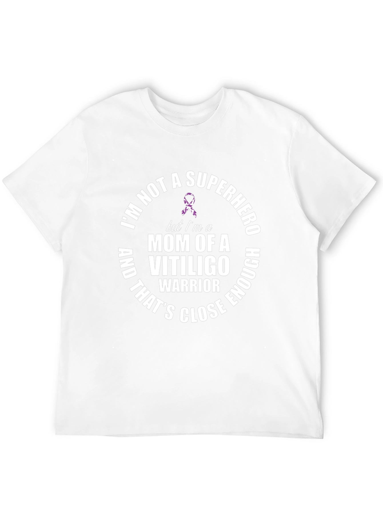 Mom of a Vitiligo Warrior Graphic T-Shirt
