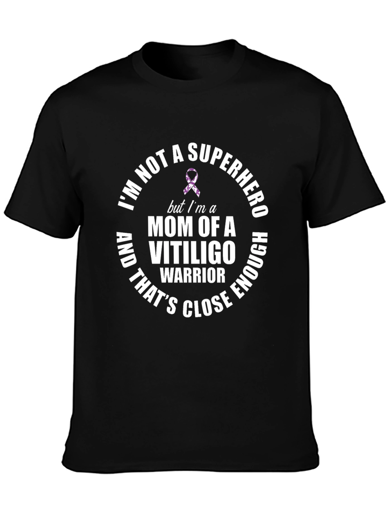 Mom of a Vitiligo Warrior Graphic T-Shirt
