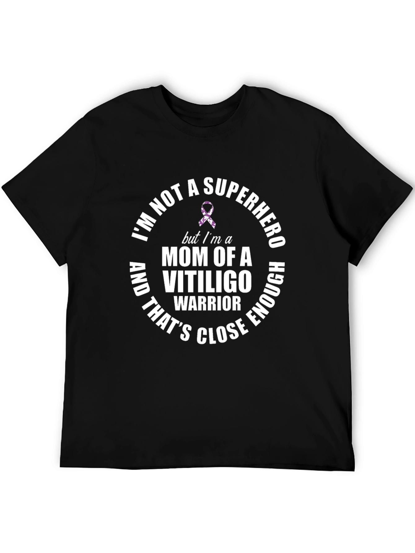 Mom of a Vitiligo Warrior Graphic T-Shirt